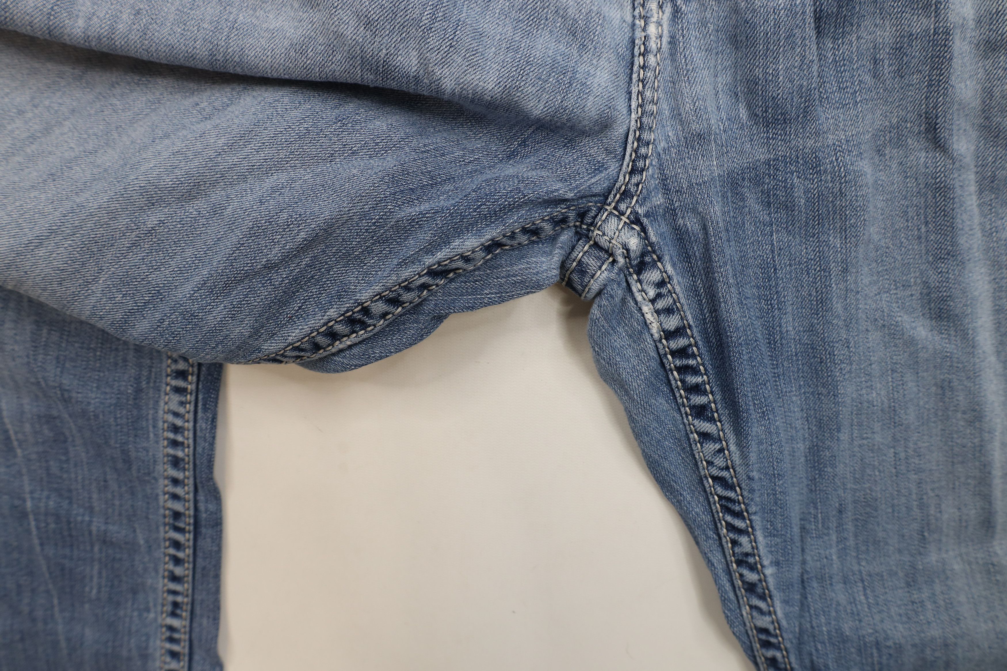 Vintage Buckle BKE Thick Stitch Stretch Tyler Straight Leg Jeans Size US 36 / EU 52 - 7 Thumbnail