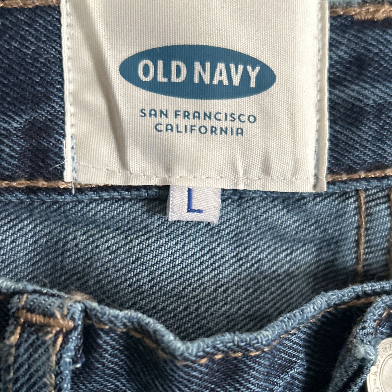 Old Navy Old Navy Womens Button Fly Blue Jeans Large Size 32" / US 10 / IT 46 - 5 Thumbnail