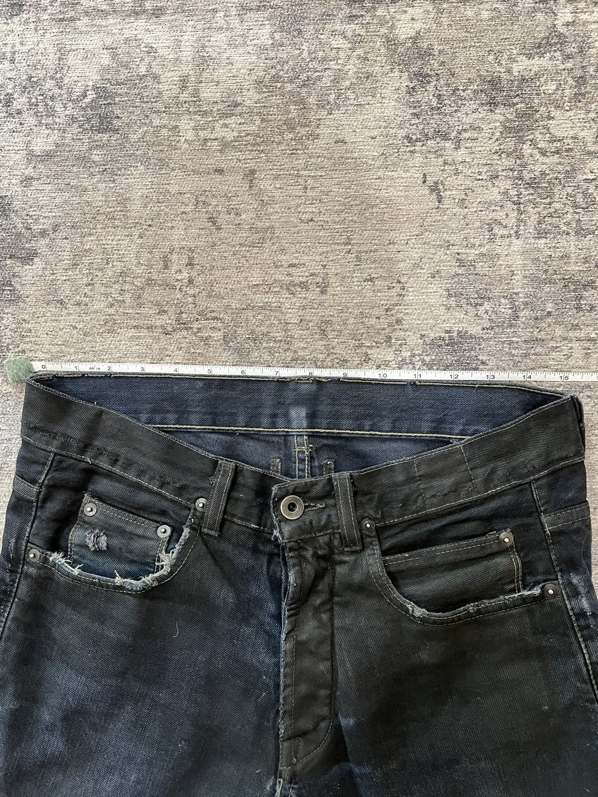 Rick Owens Rick owens olmar&mirta waxed detroit jeans Size US 30 / EU 46 - 12 Thumbnail