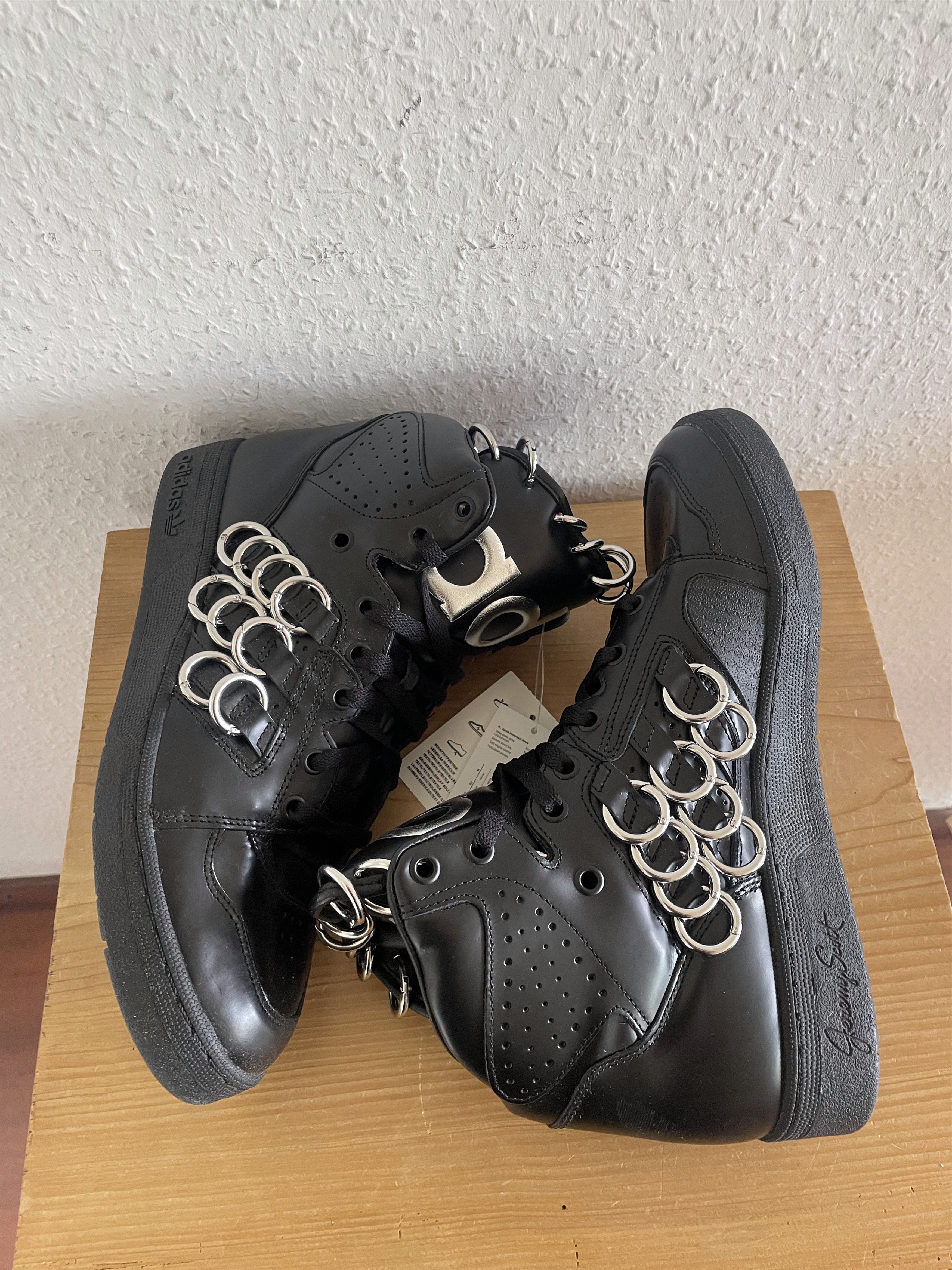 Adidas × Jeremy Scott JS Instinct Hi Ring Black Size US 10.5 / EU 43-44 - 7 Thumbnail
