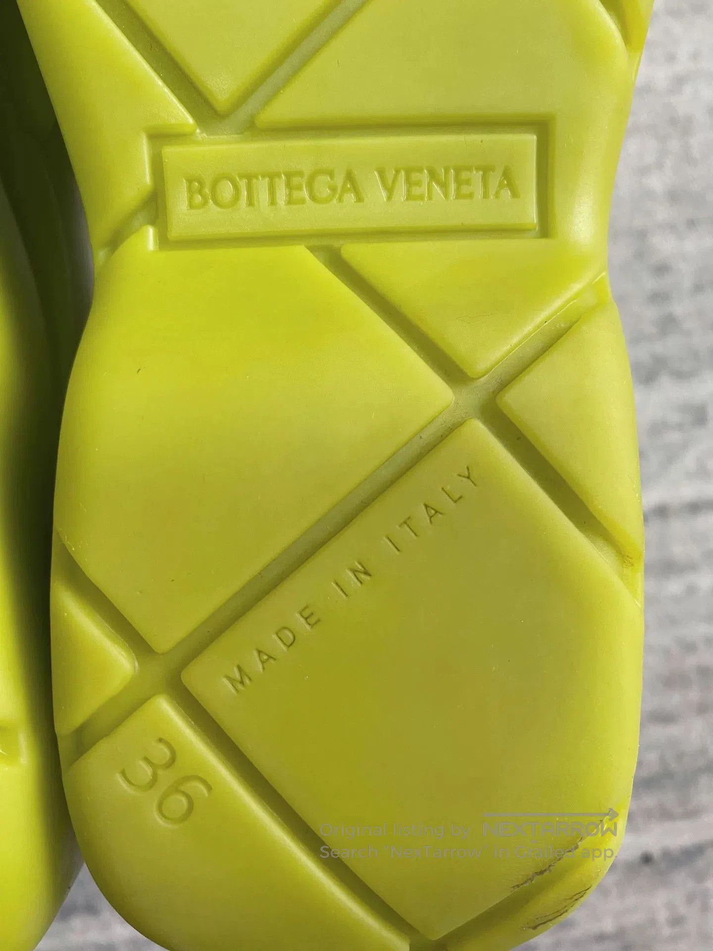 Bottega Veneta Bottega Veneta Green Rubber Rain Boots. Size US 6 / IT 36 - 7 Thumbnail