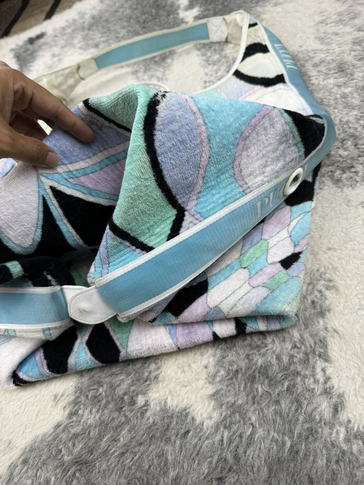 Emilio Pucci ‼️ARCHIVED‼️90s EMILIO PUCCI Iconic Extra Large Hobo/Tote Bag Size ONE SIZE - 5 Thumbnail