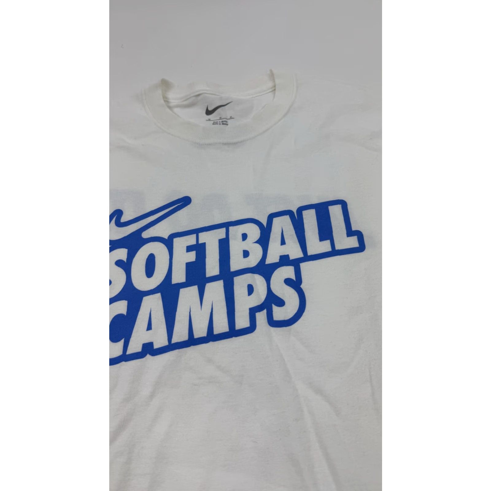 Nike Nike Softball Camps Shirt Adult Medium White Just Do It Graphic Tee Size US M / EU 48-50 / 2 - 4 Thumbnail