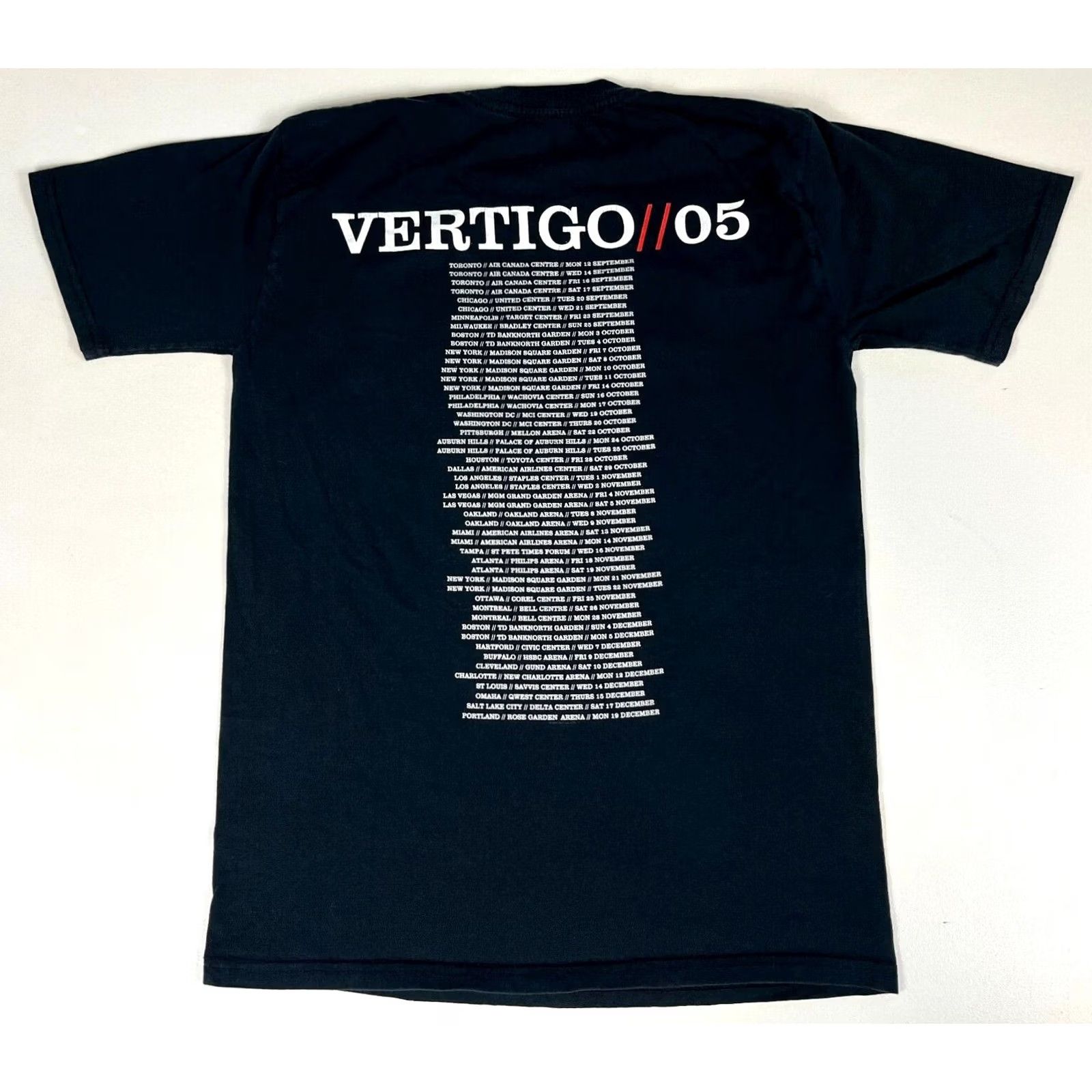 Vintage VINTAGE U2 Vertigo Tour 2005 T-Shirt Edun Double-Sided Sz M Size US M / EU 48-50 / 2 - 2 Thumbnail