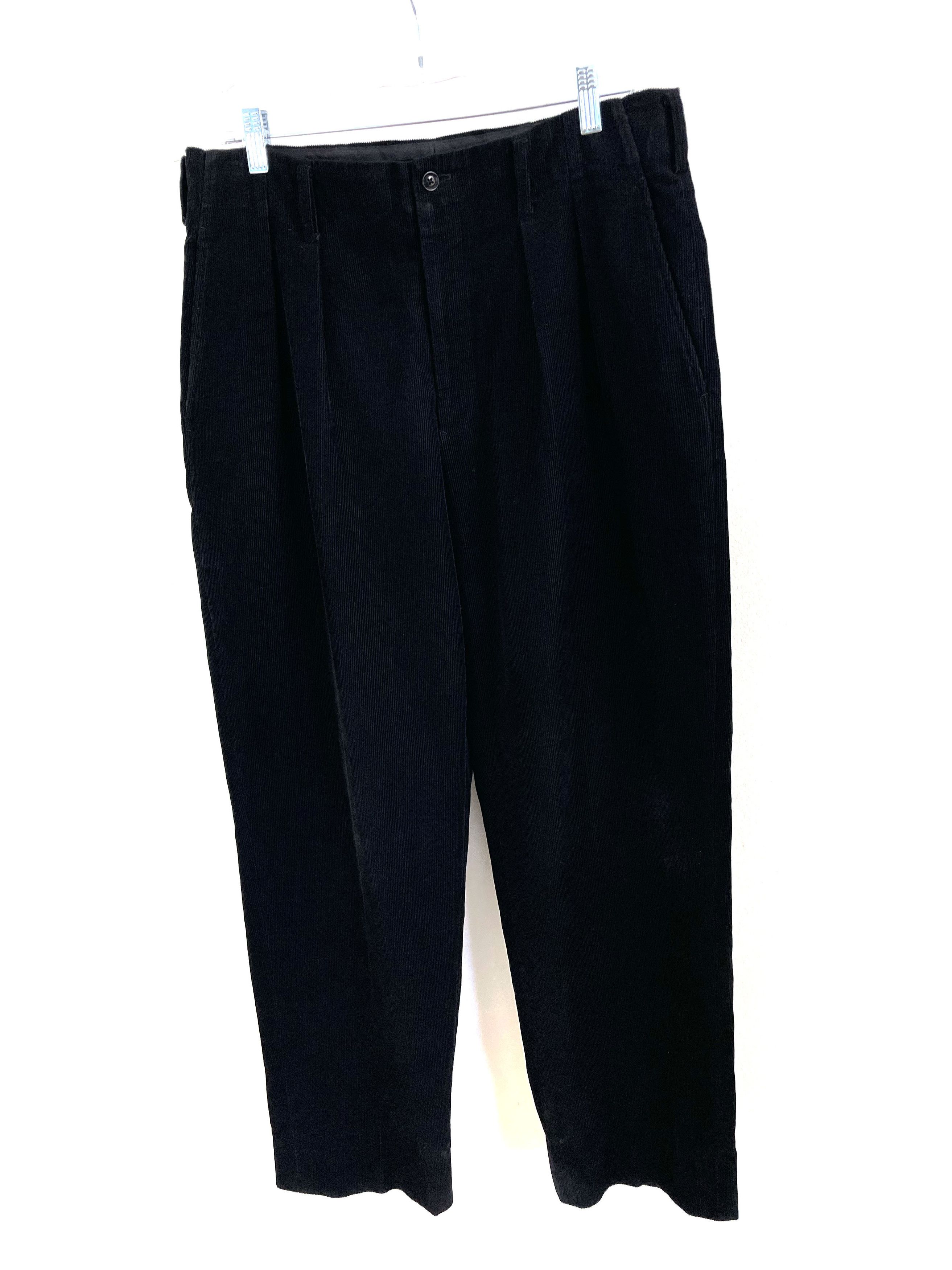 Yohji Yamamoto Pleated Corduroy Sample Pants Size US 32 / EU 48 - 2 Thumbnail