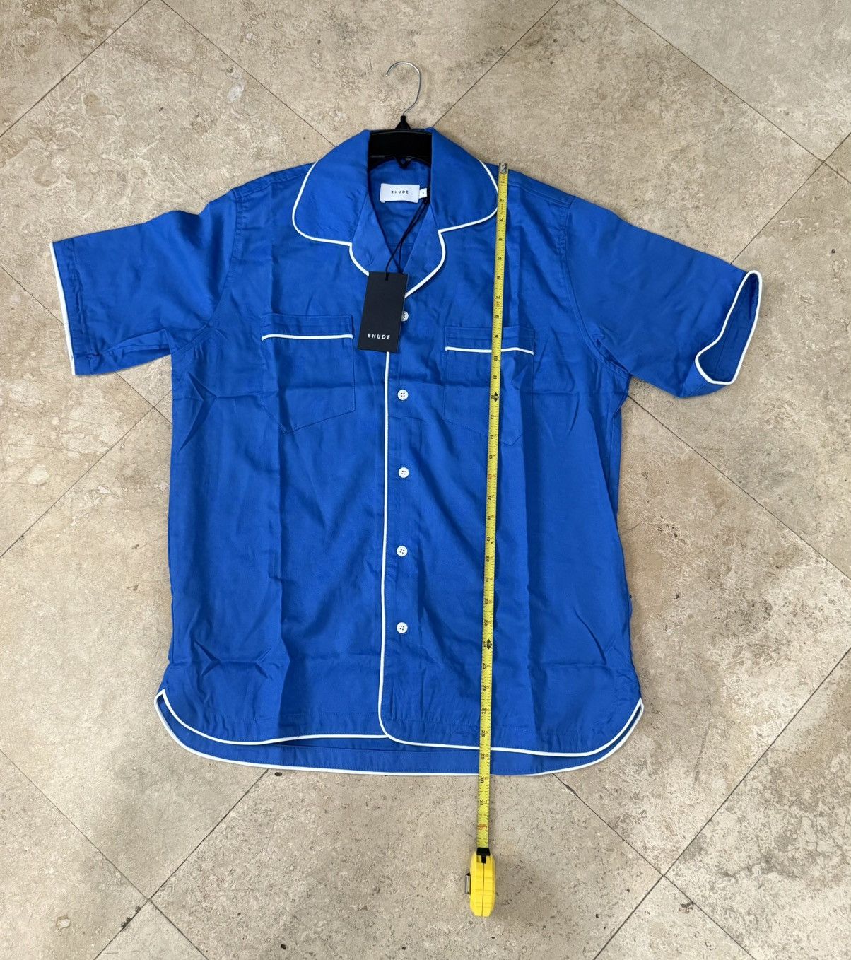 Rhude Rhude Bandana PJ Short Sleeve Shirt in Blue Size M - New Size US M / EU 48-50 / 2 - 7 Thumbnail