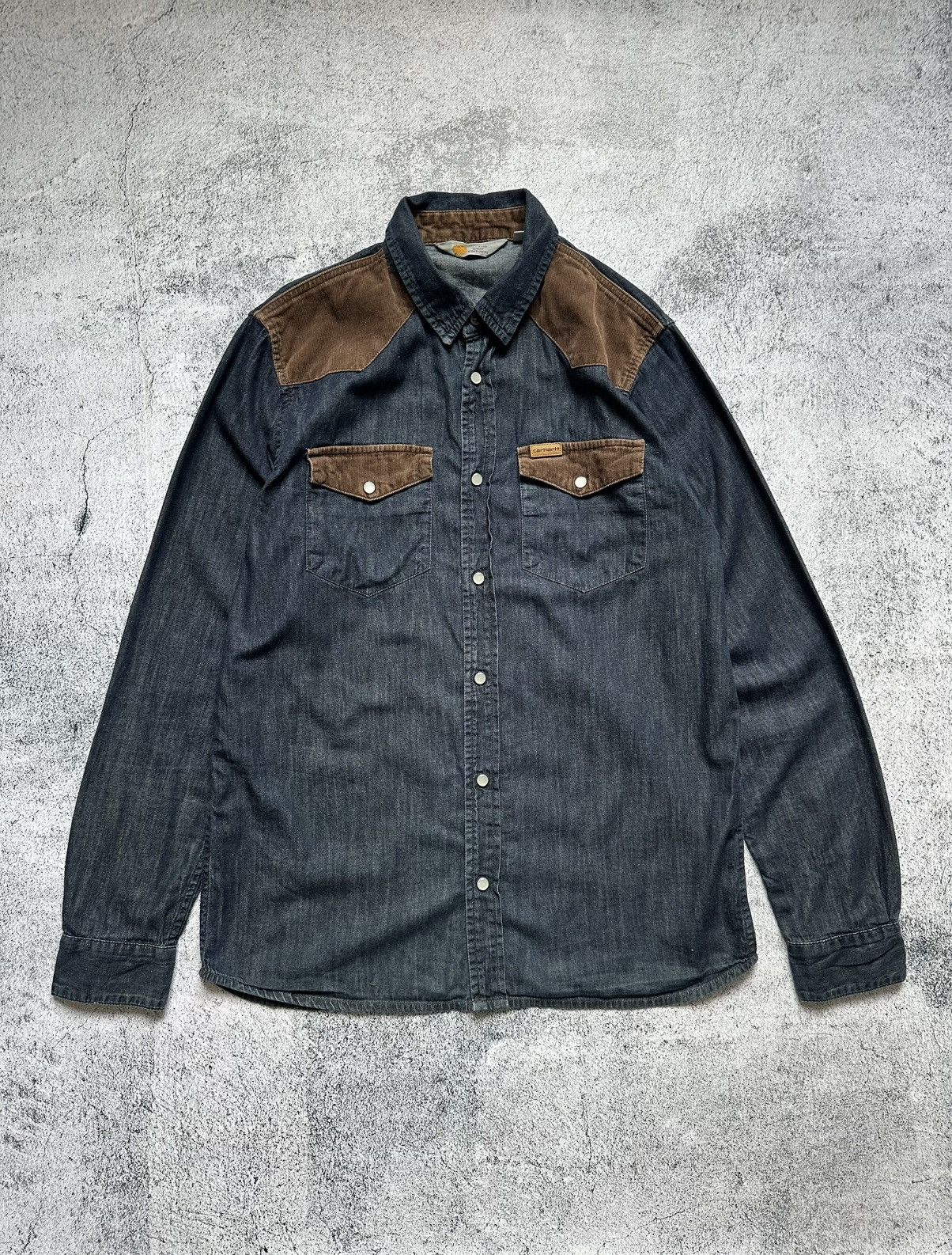 Carhartt Vintage Carhartt WorkWear Shirt Button Size US M / EU 48-50 / 2 - 1 Thumbnail