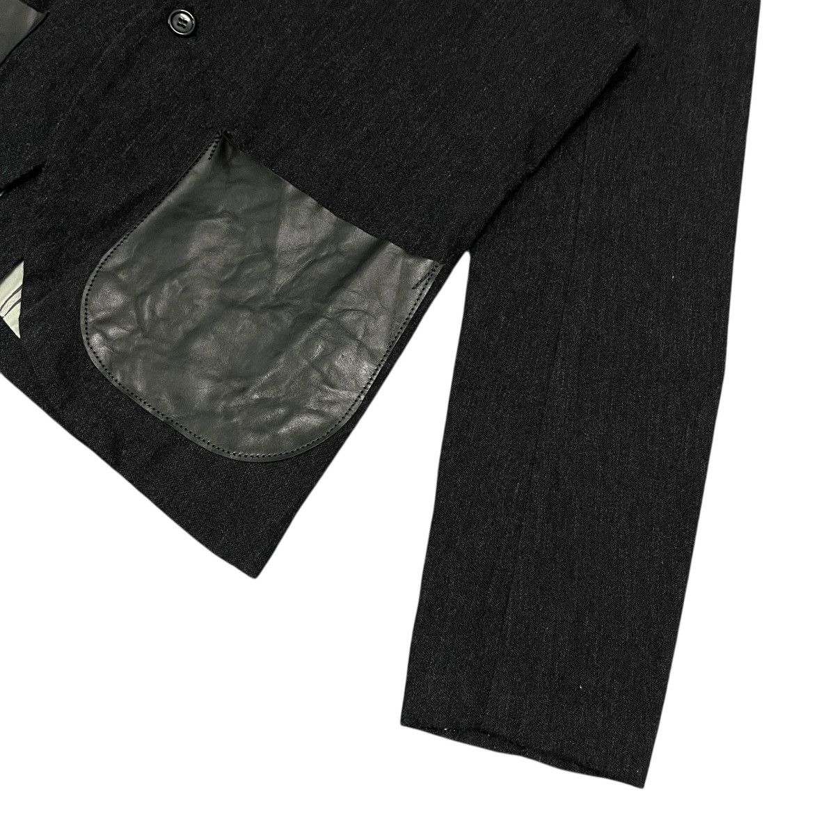 The Superior Labor Vintage The Superior Labor AW2008 Wool Leather Pocket Jacket Size US S / EU 44-46 / 1 - 10 Thumbnail