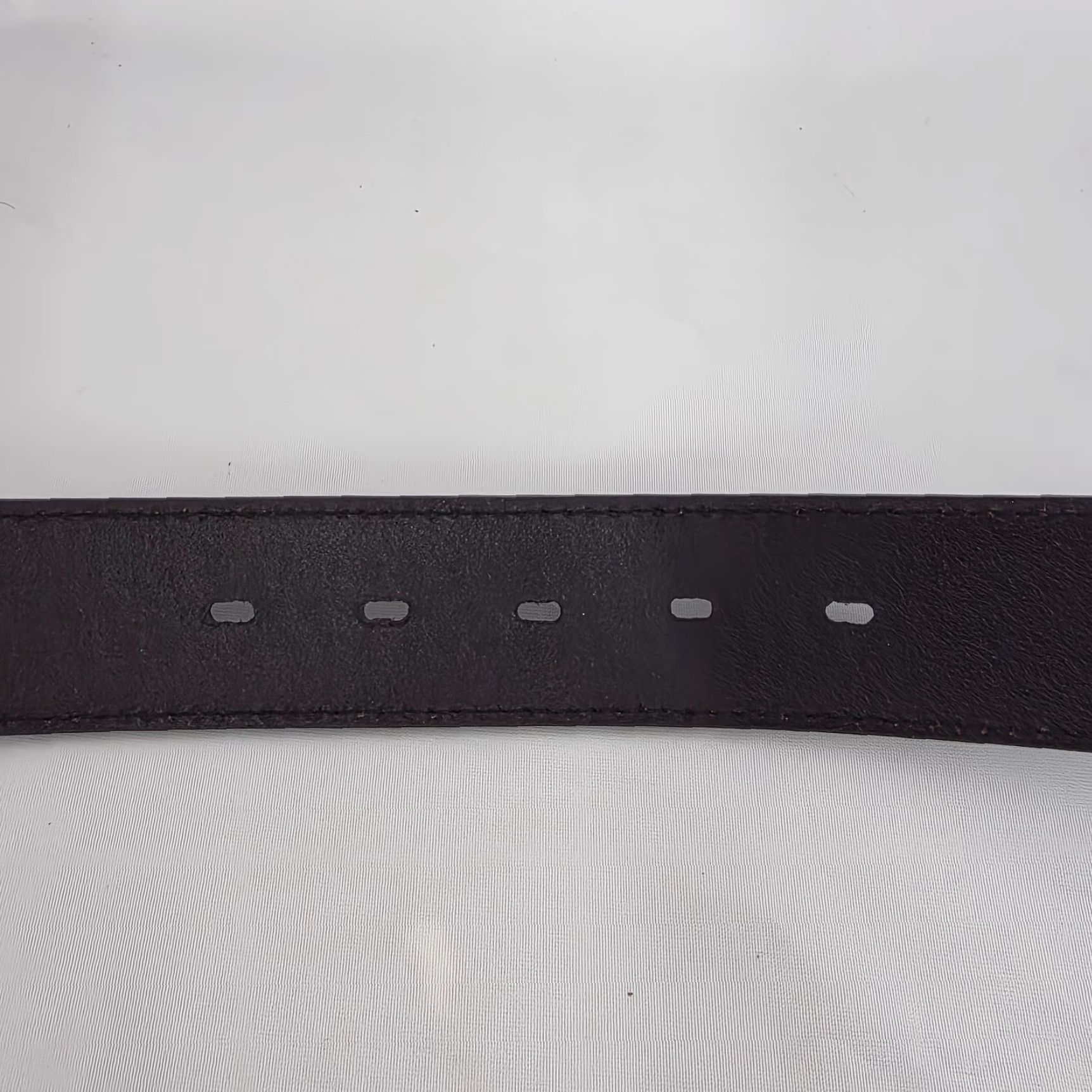 Vintage LARRY MAHAN Western Belt Buckle Black Genuine Leather Silver Stars Men’s Size 38 Belt Size 38 - 7 Thumbnail