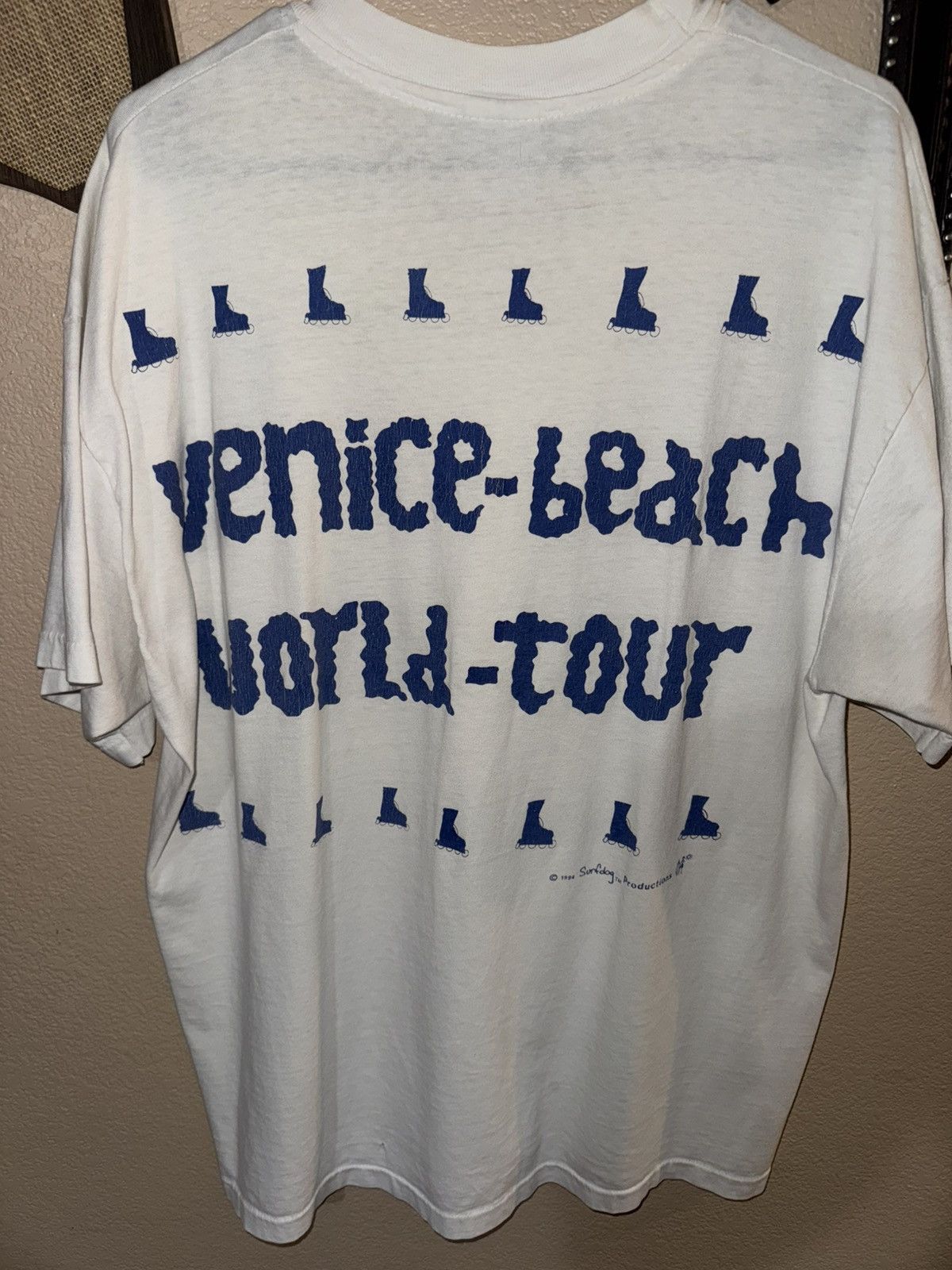 Hanes × Vintage Vintage Venice Beach Hanes Beefy Tee Shirt XL Size US XL / EU 56 / 4 - 3 Thumbnail