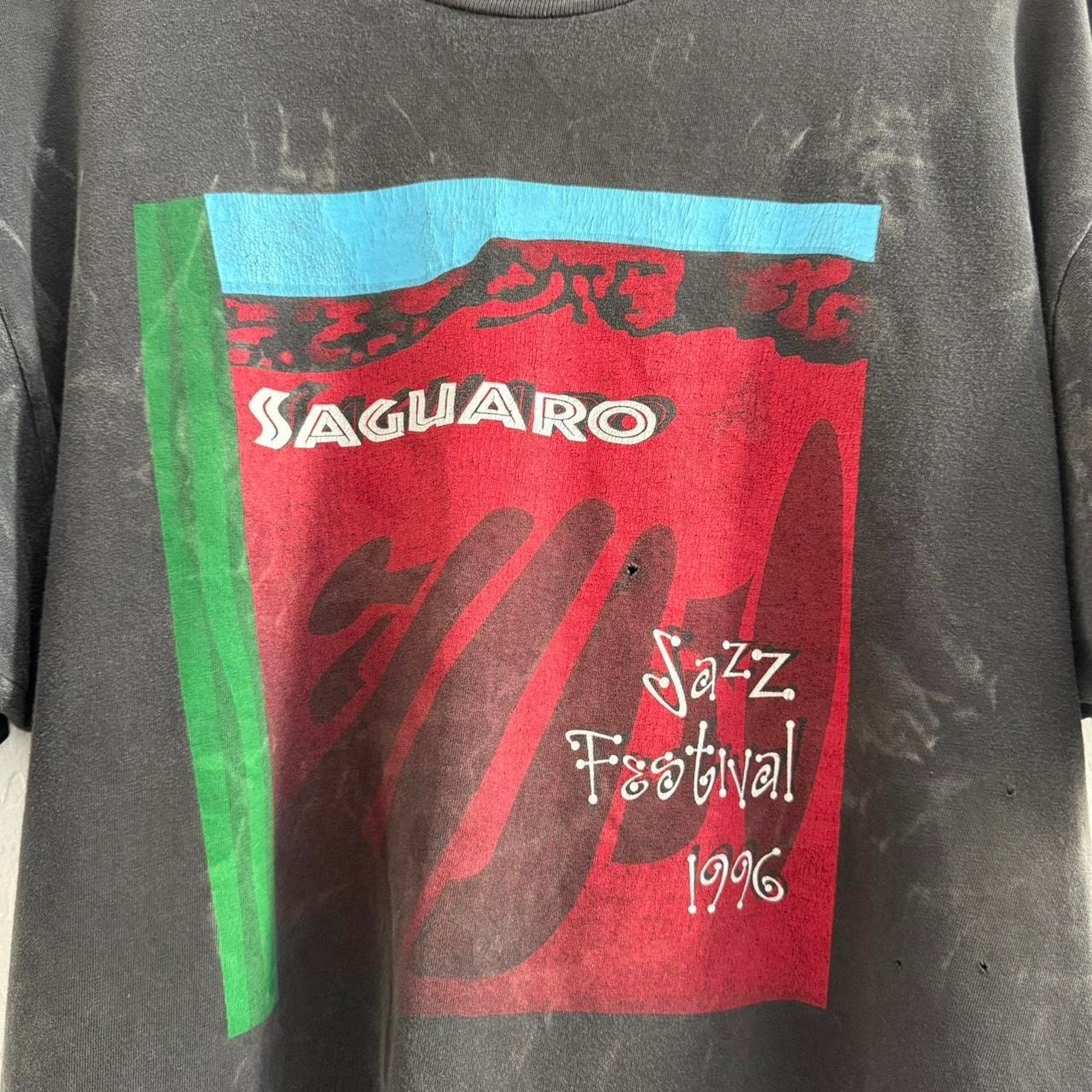 Other Vintage 1996 Faded Jazz Art T-Shirt Size US XL / EU 56 / 4 - 3 Thumbnail