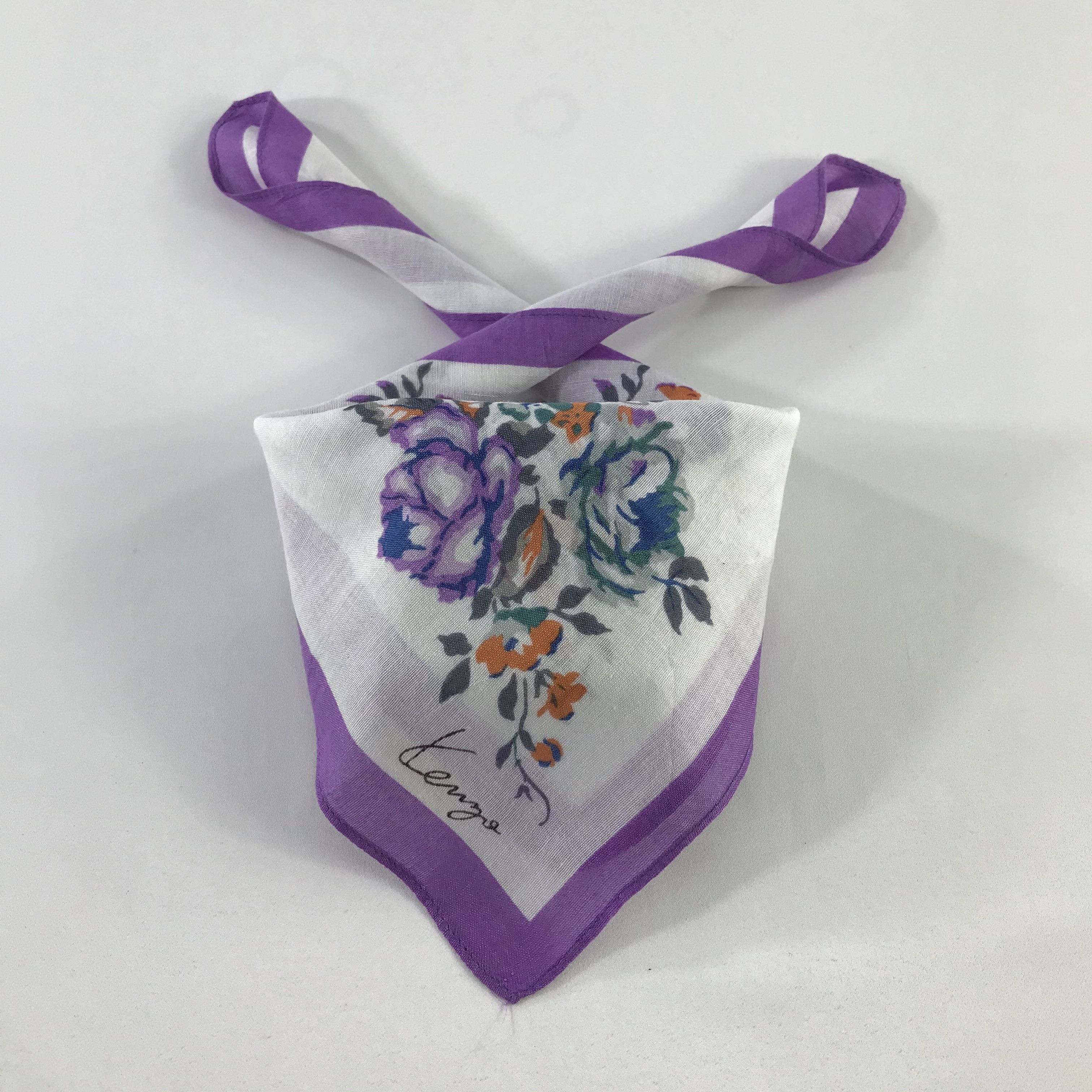 Kenzo × Vintage Kenzo Bandana / Handkerchief / Neckerchief - S930 Size ONE SIZE - 3 Thumbnail