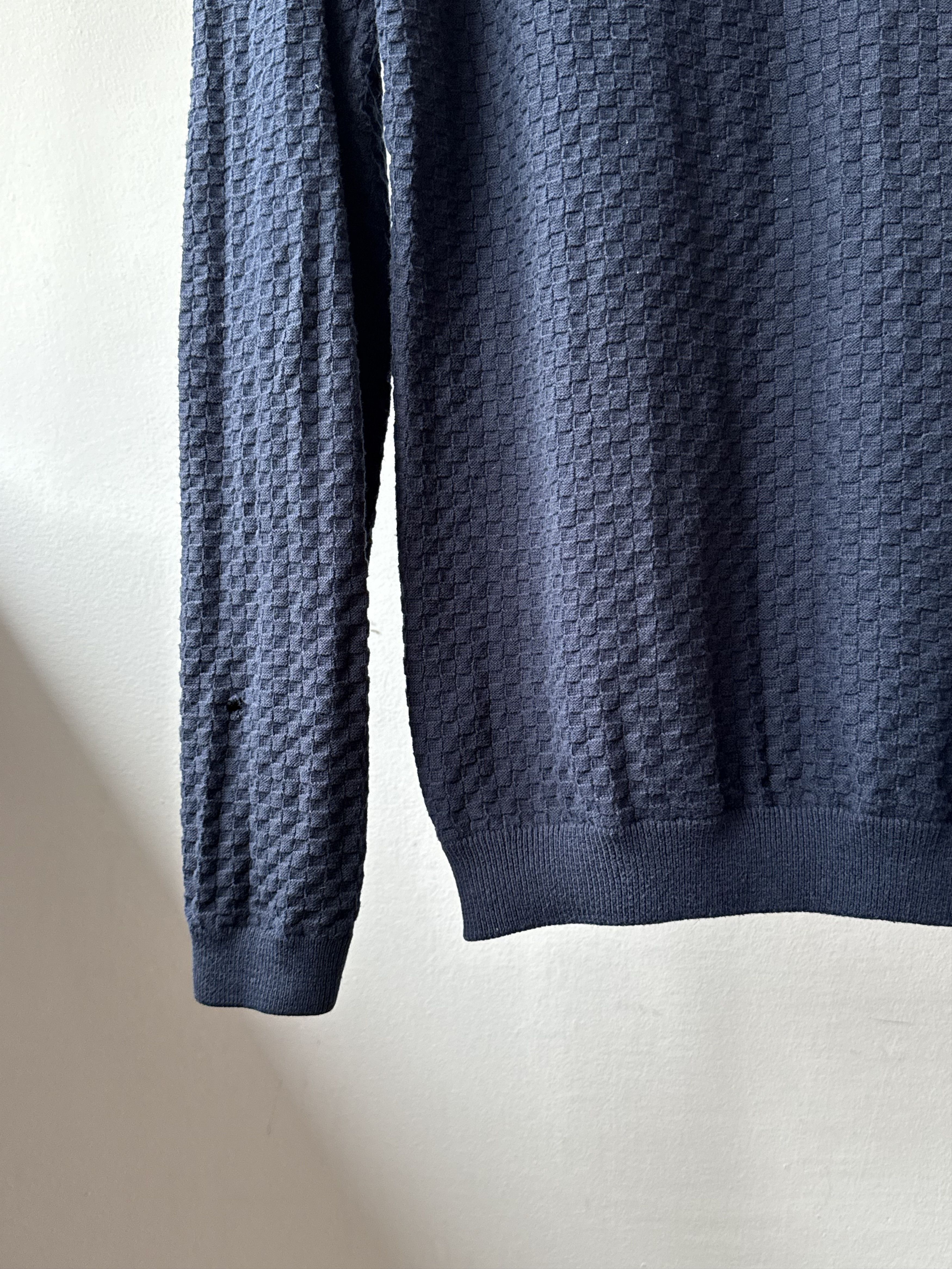 NN07 NN07 No Nationality Albert Navy Blue Knitted Jumper Sweater Size US XL / EU 56 / 4 - 6 Thumbnail