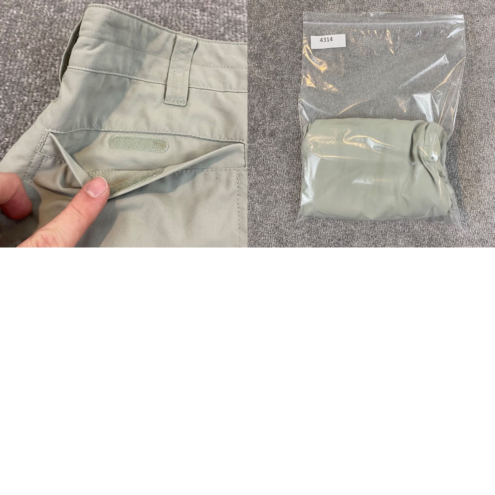 Vintage Rohan Pants Men 32x29 Light Beige Polyamide Stretch Chino Hiking Golf Trail 5-Pocket Flat Front Regular Fit Casual Travel outfit Mens Size US 32 / EU 48 - 9 Thumbnail