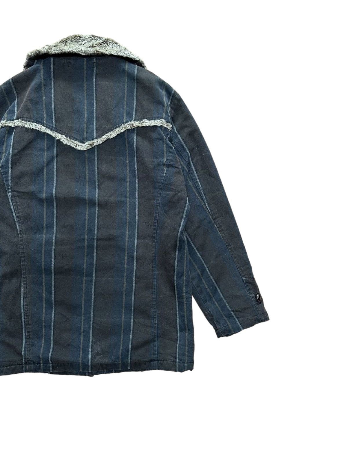 Japanese Brand × Levi's Vintage Clothing Vtg Levi's Redloop Sherpa Stripes Jacket Size US S / EU 44-46 / 1 - 10 Thumbnail