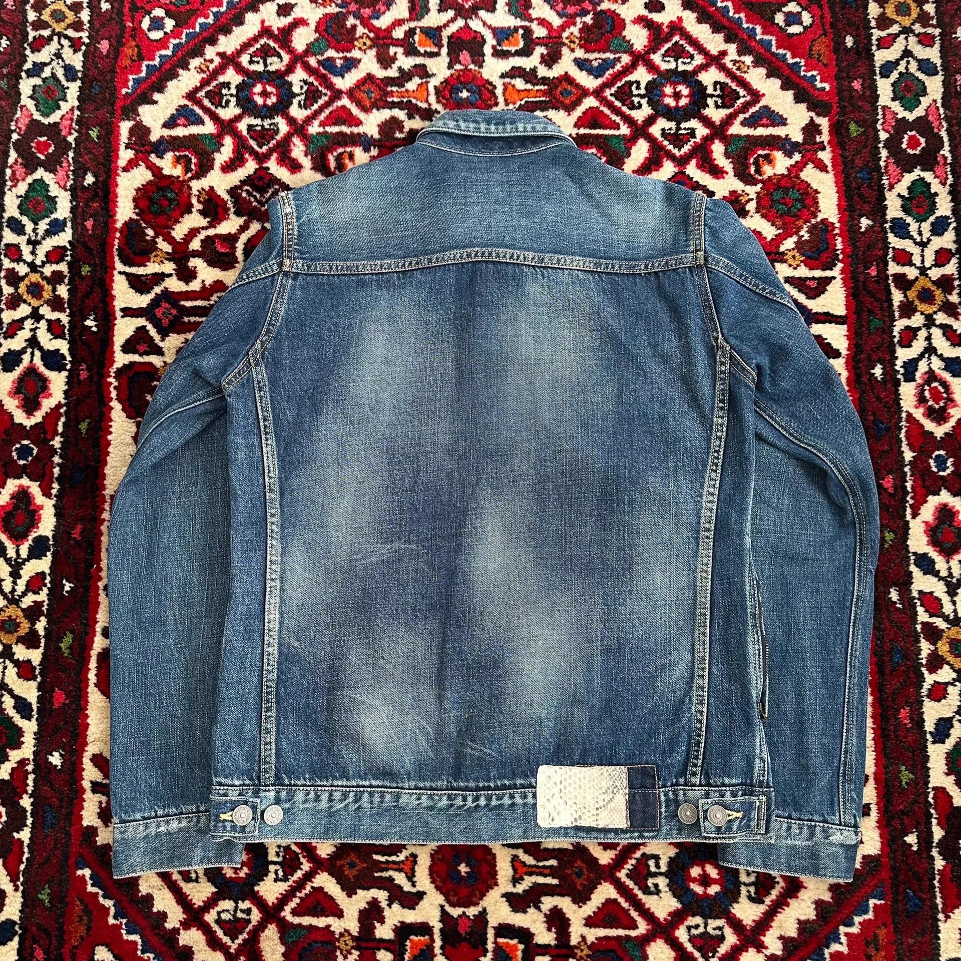 Visvim visvim 101 11aw 2nd yellow mud snake denim jacket Size US M / EU 48-50 / 2 - 3 Thumbnail