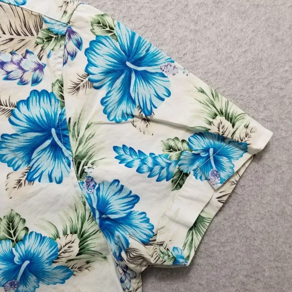 Other Denim & Flower Shirt Men Medium Floral Hawaiian Button Up Size US M / EU 48-50 / 2 - 3 Thumbnail