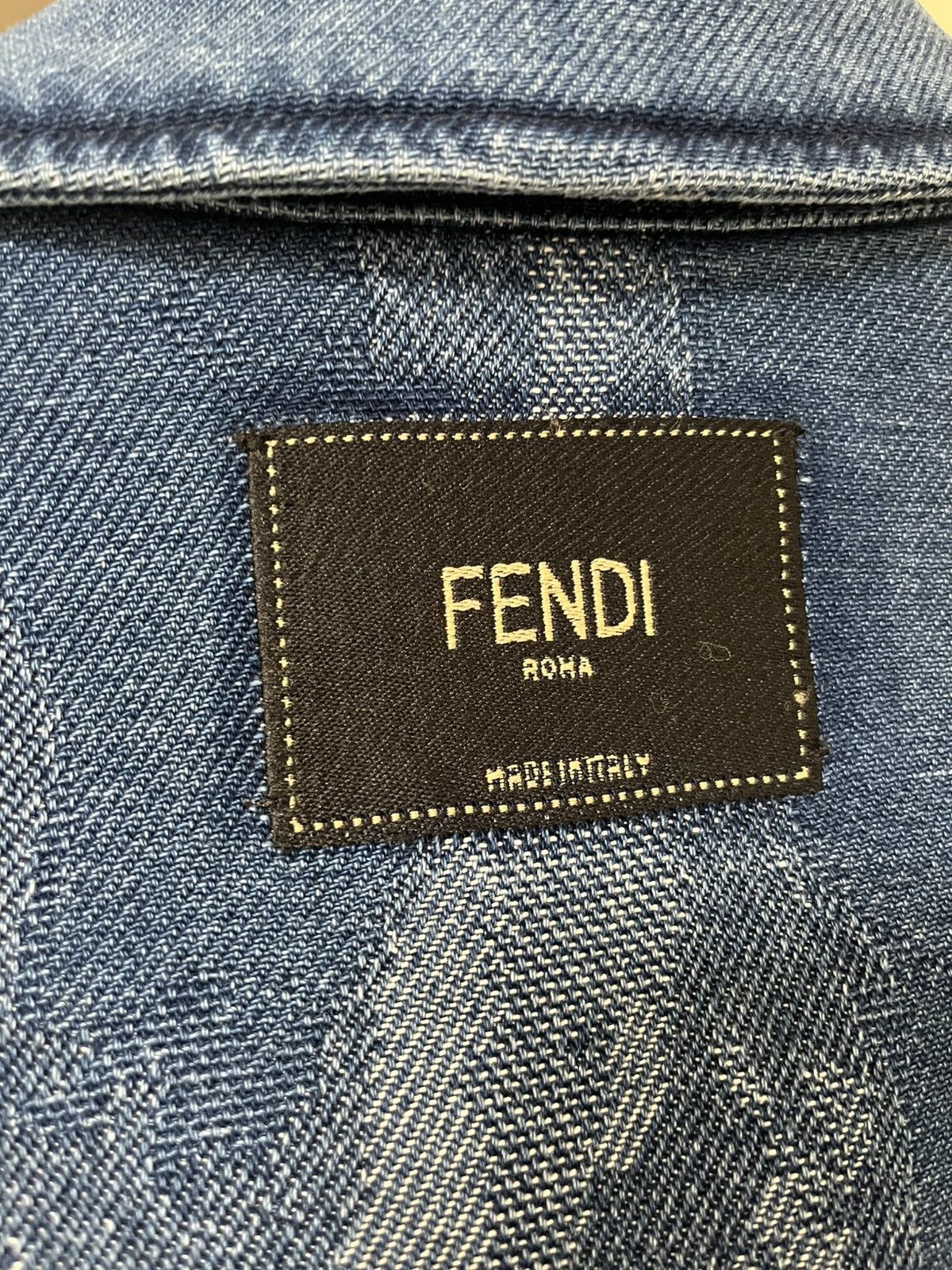 Fendi Fendi Denim Jacket Sz 50 Size US M / EU 48-50 / 2 - 9 Thumbnail