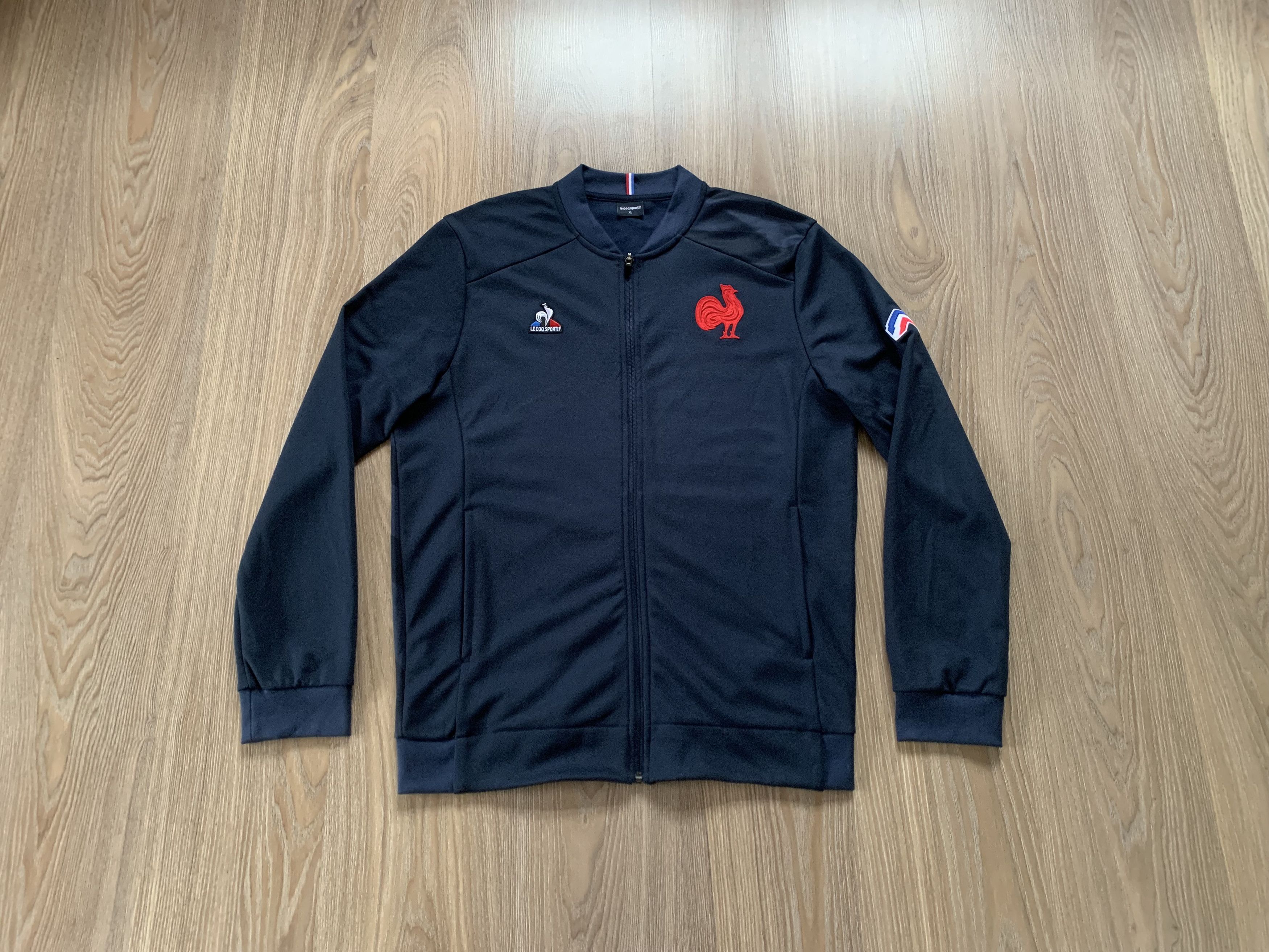 Le Coq Sportif Le Coq Sportif FFR Presentation France Rugby Sweatshirt Size US XL / EU 56 / 4 - 1 Thumbnail