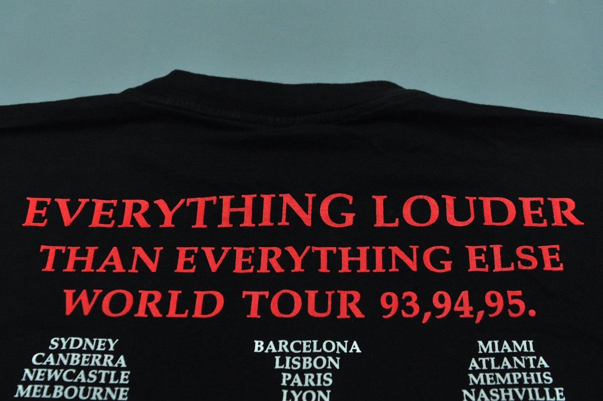 Band Tees × Vintage Vintage 1994 Meat Loaf T Shirt - Tour Concert Vtg Band Tee Size US XL / EU 56 / 4 - 22 Thumbnail