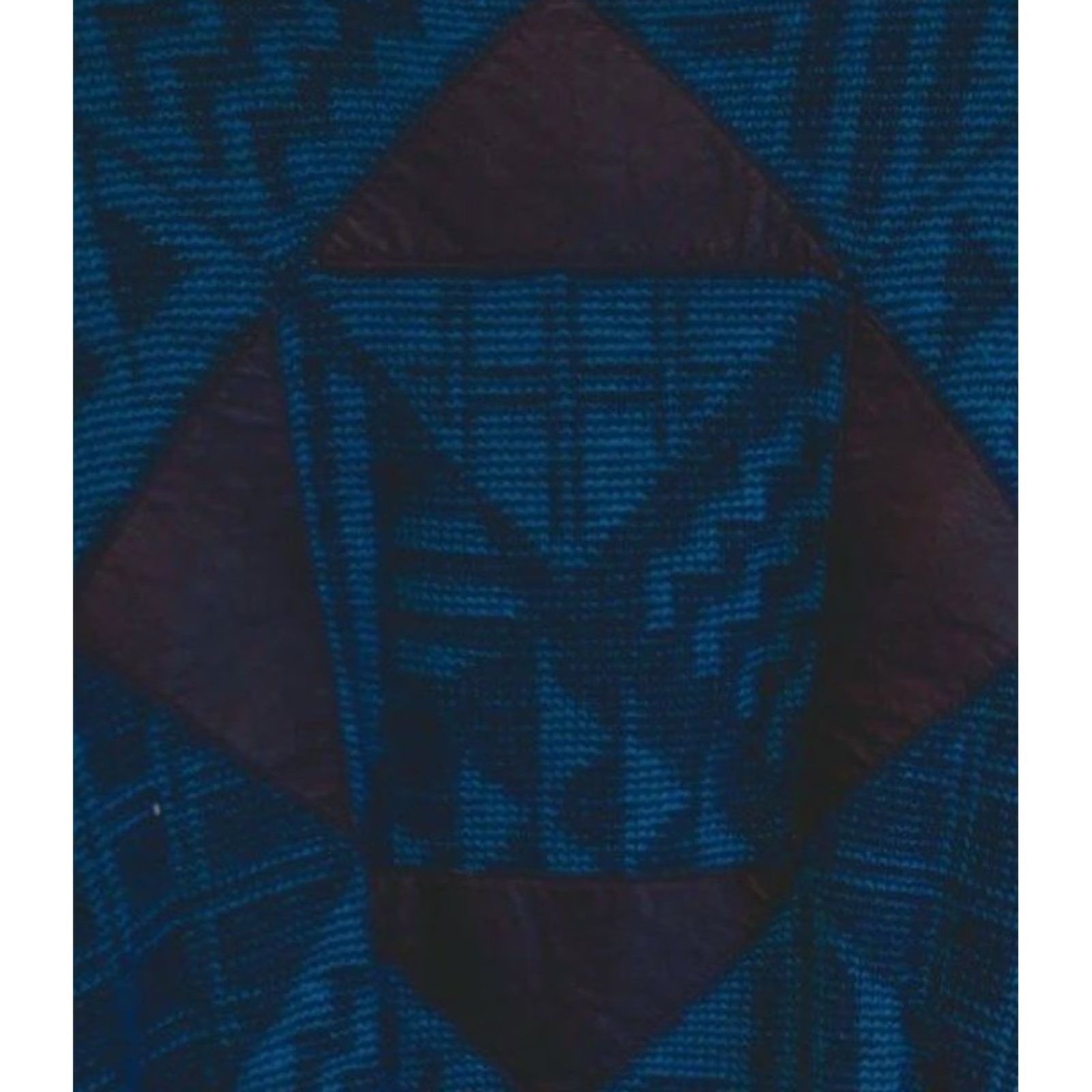 Altea VINTAGE Chartwell Teal Black Geometric Pattern Knit Sweater Crew Neck L Men Pullover 80s 90s Size US L / EU 52-54 / 3 - 5 Thumbnail