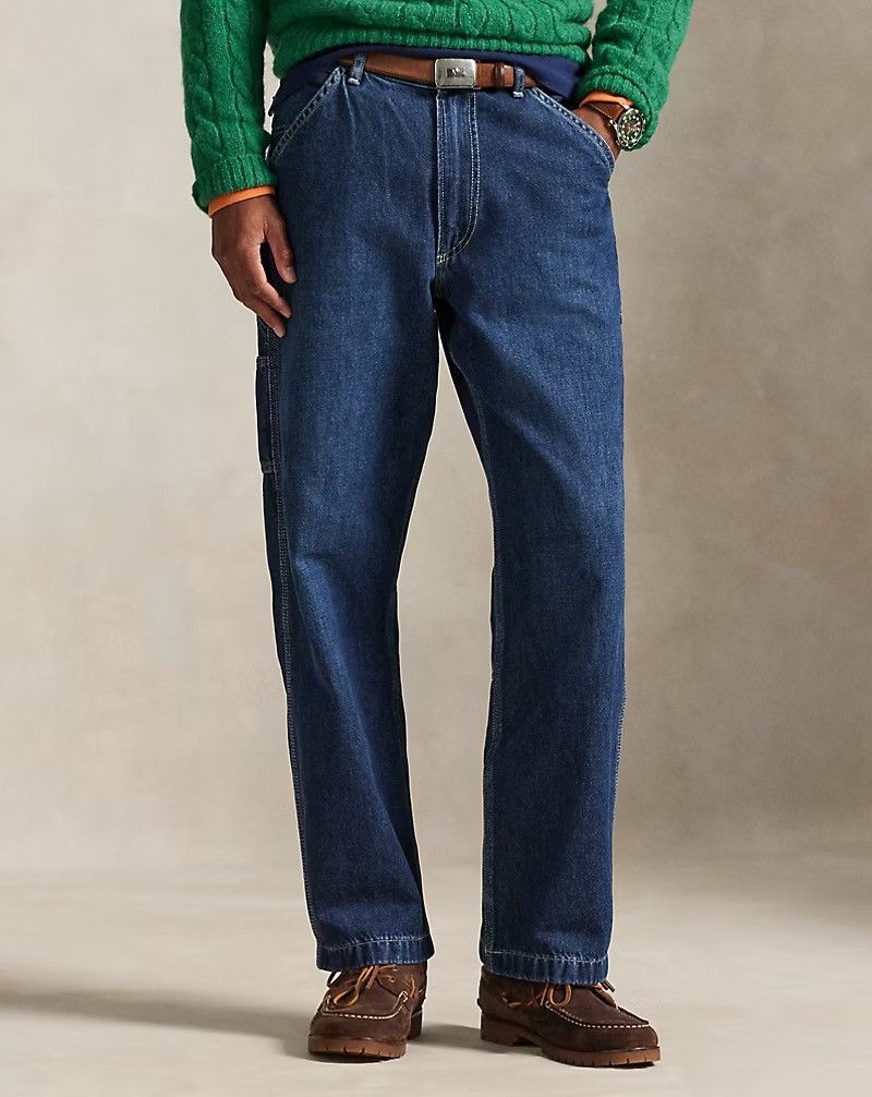 Polo Ralph Lauren Ralph Lauren Polo Dungaree Fit Carpenter Jean Blue Size 34 Size US 34 / EU 50 - 1 Thumbnail