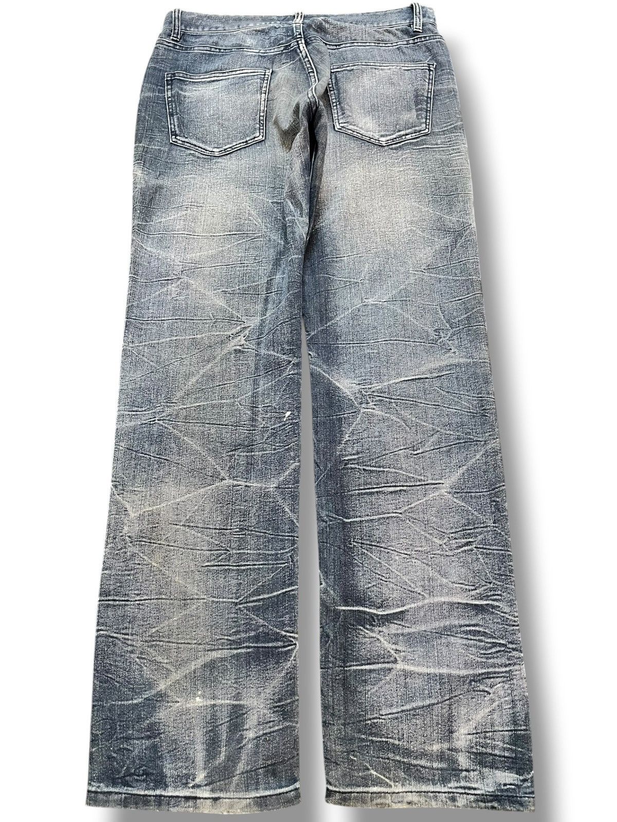Japanese Brand Vintage Japanese Brand Honeycomb Distressed Soft Denim Size US 32 / EU 48 - 5 Thumbnail