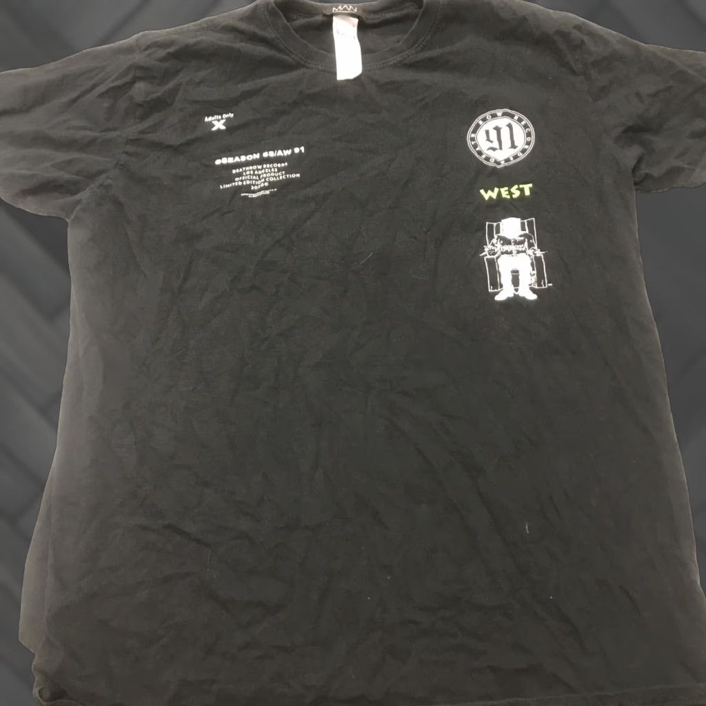 Vintage Death Row Records 2021 Limited Edition T-Shirt Men L Black Adults only SS/AW 91 Shirt Size US L / EU 52-54 / 3 - 1 Thumbnail