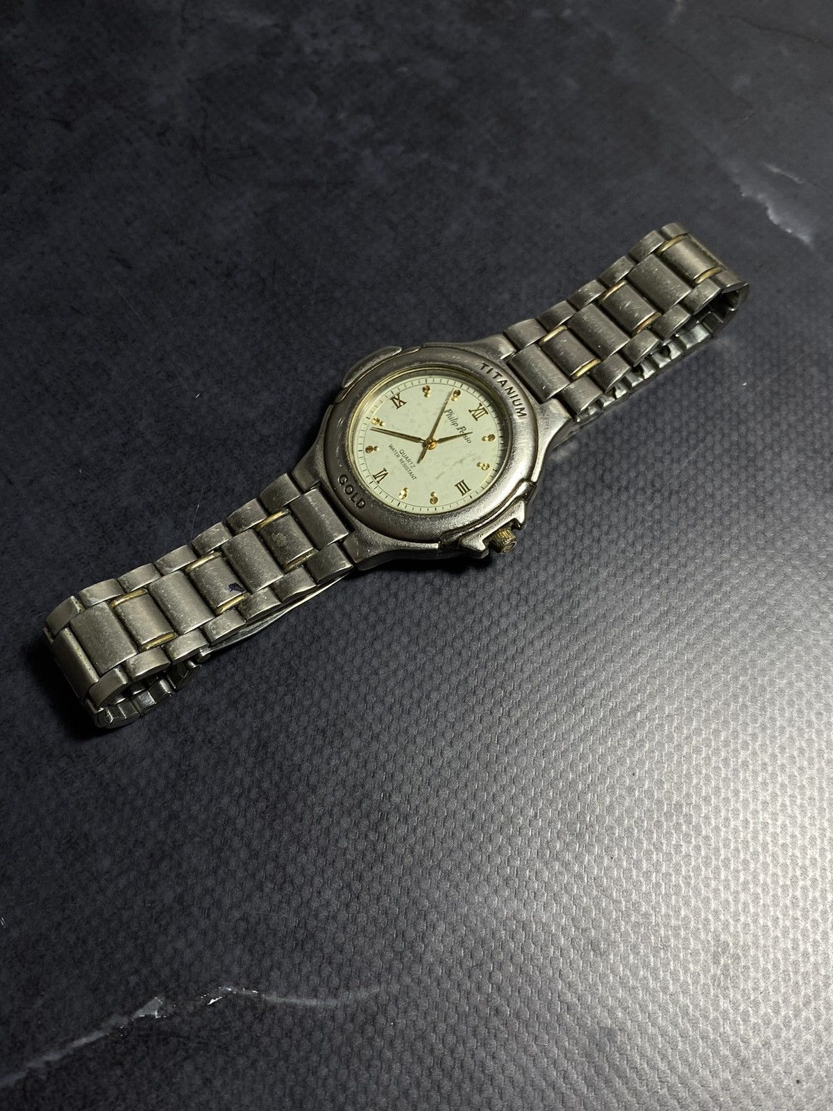 Vintage Philip Persio Titanium Quartz Watch Vintage Japanese Brand Size ONE SIZE - 7 Thumbnail
