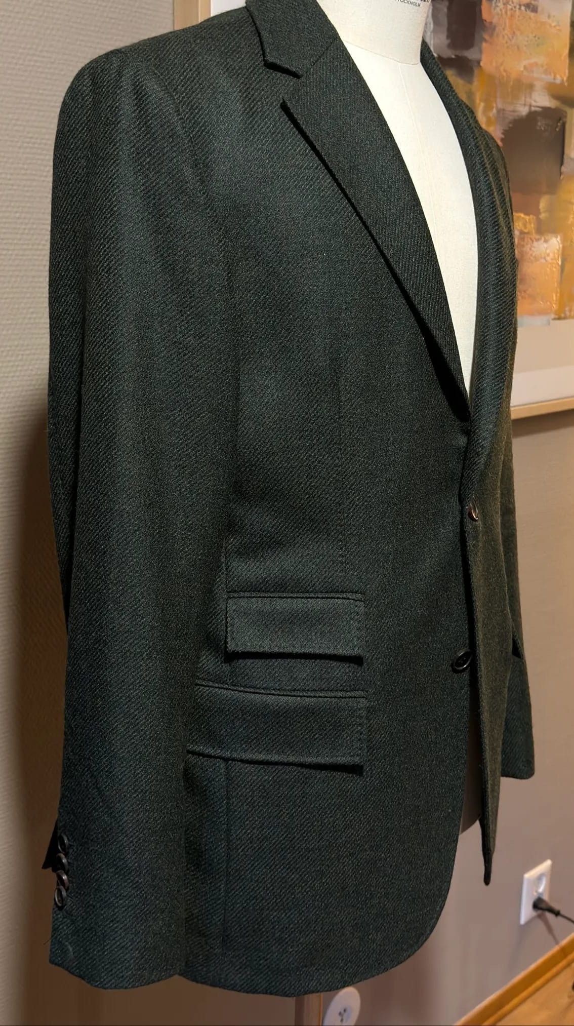 Morris Morris Heritage Blazer – Loro Piana Zelander Wool Size 50R - 2 Thumbnail