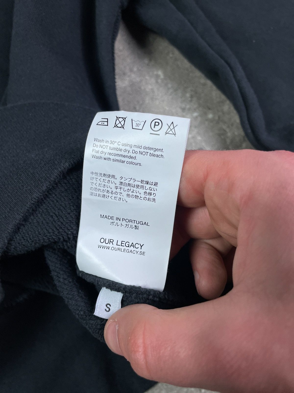Our Legacy Our Legacy AW15 - Washed Black New S sweater Crewneck Size US S / EU 44-46 / 1 - 4 Thumbnail
