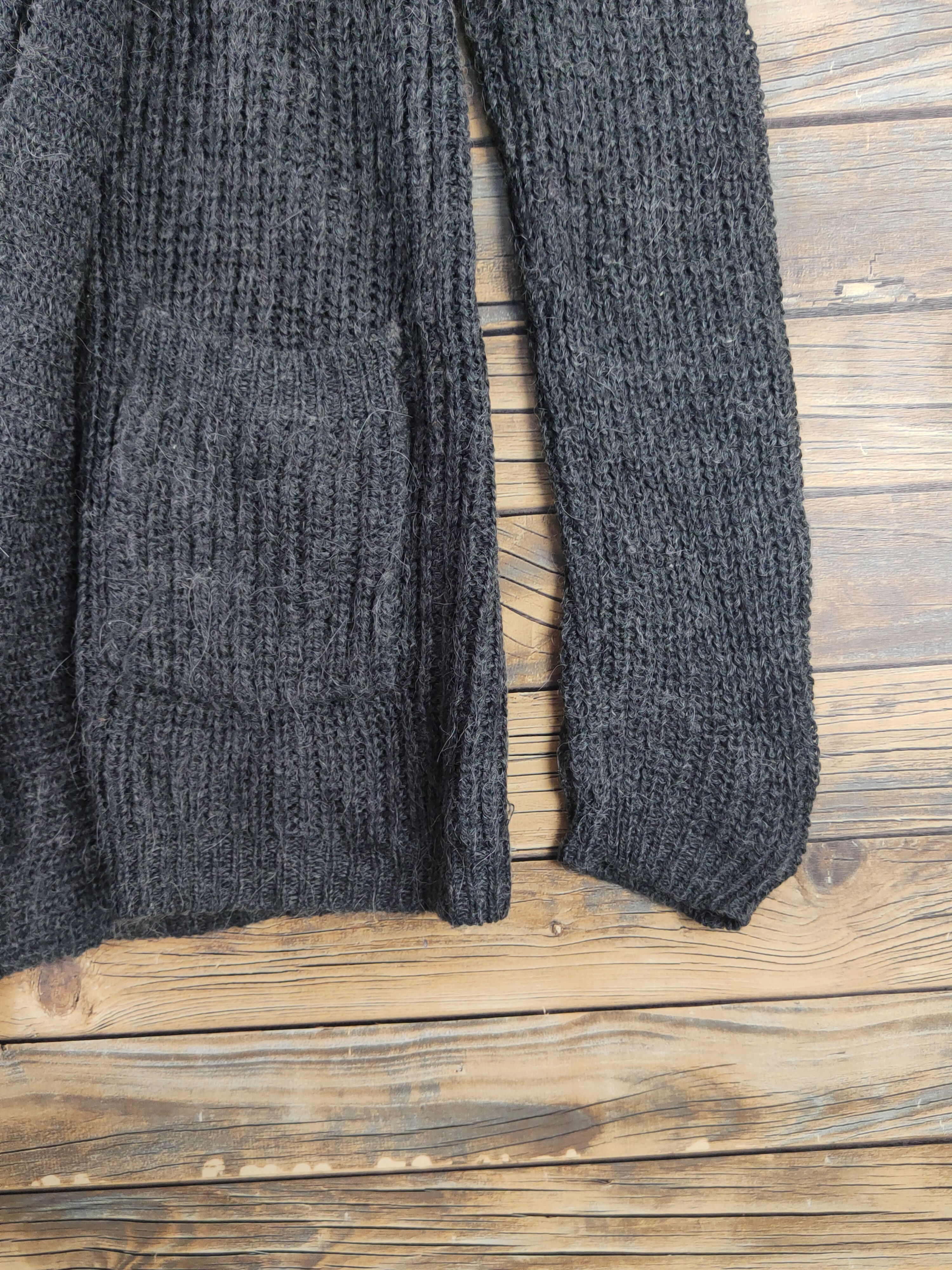 Homespun Knitwear Shoo La Rue Dark Gray Knitwear Cardigan #W1288 Size US M / EU 48-50 / 2 - 6 Thumbnail