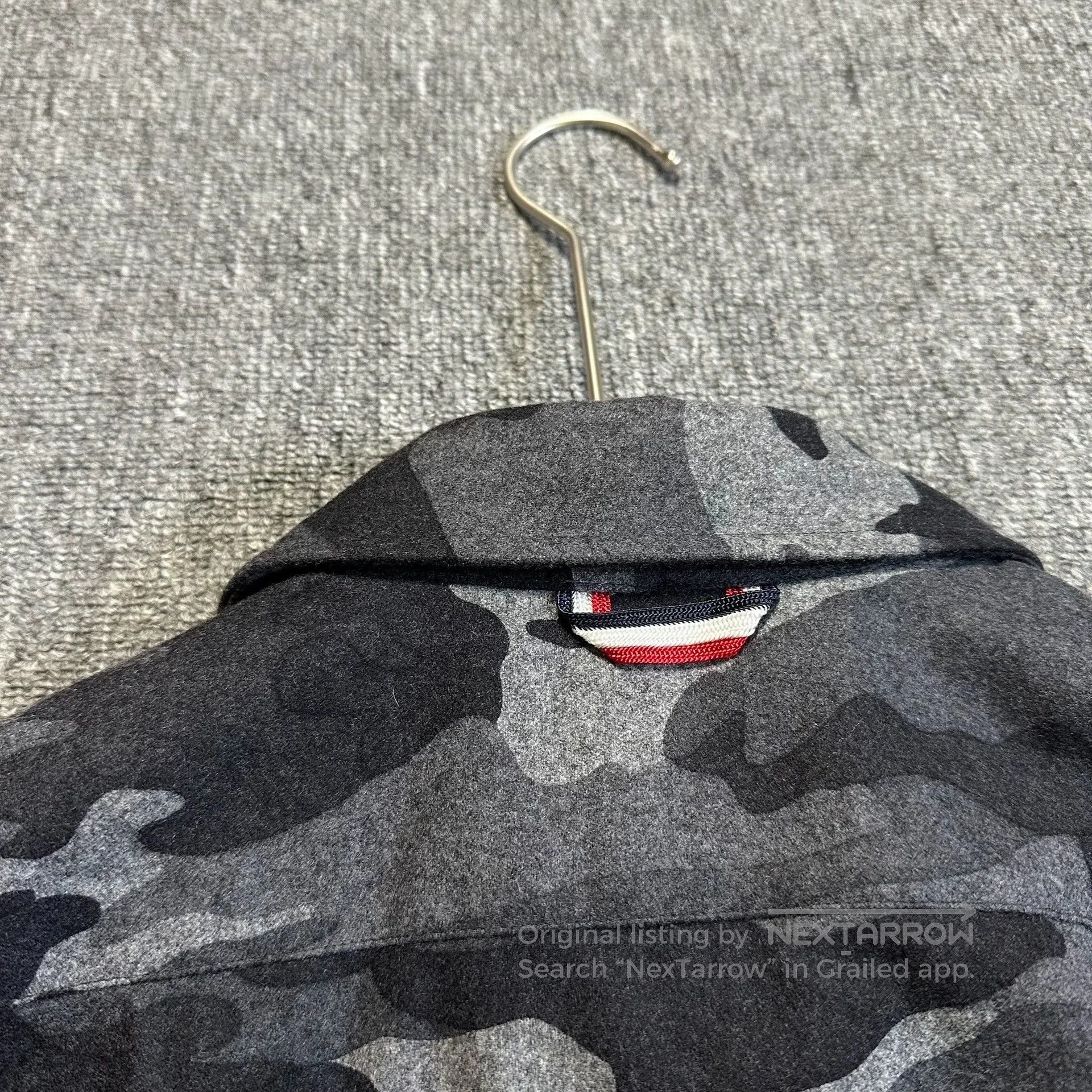 Moncler Genius Moncler Thom Browne Camouflage Wool Jacket. Size US M / EU 48-50 / 2 - 5 Thumbnail
