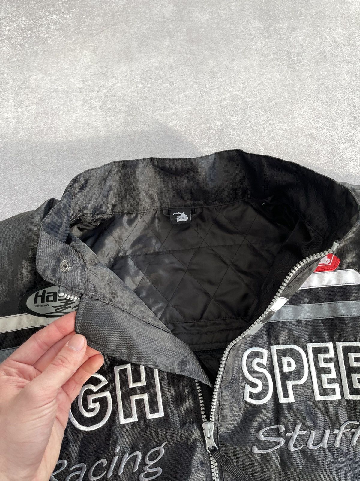 Vintage Vintage Polo High Speed Racing Multi Logo Moto Jacket Size US XXL / EU 58 / 5 - 7 Thumbnail