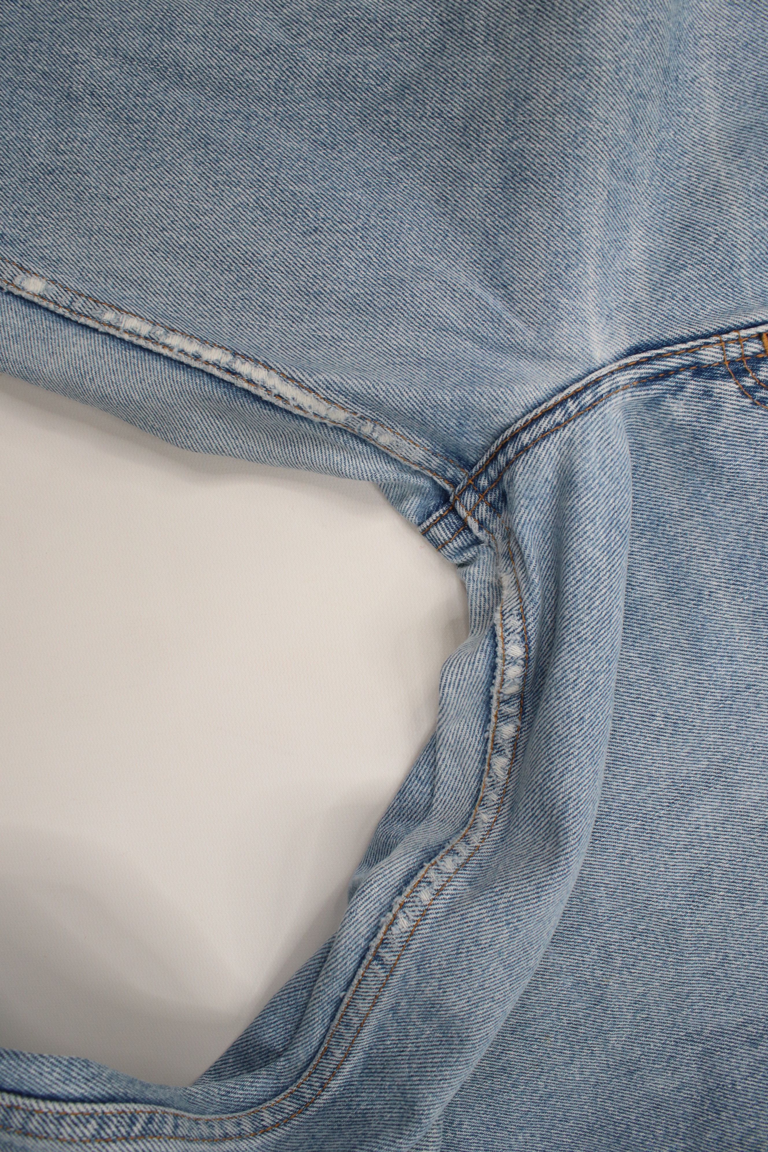 Levi's Vintage 90s Levis 550 Relaxed Fit Tapered Leg Denim Jeans Size 38" / US 16 / IT 52 - 6 Thumbnail