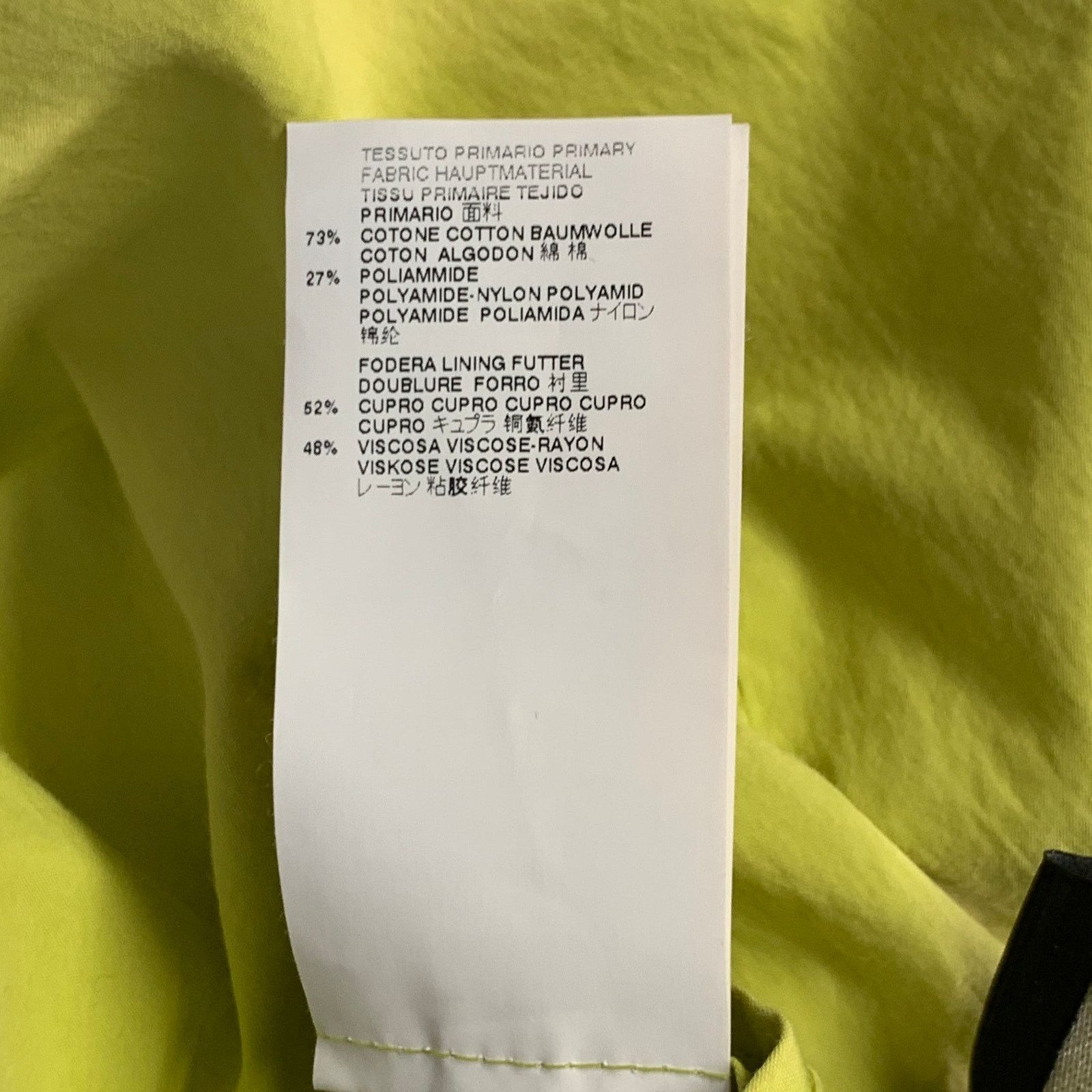 Viktor & Rolf Size 38 Yellow Cotton Blend Single Breasted Sport Coat Size 38R - 16 Thumbnail