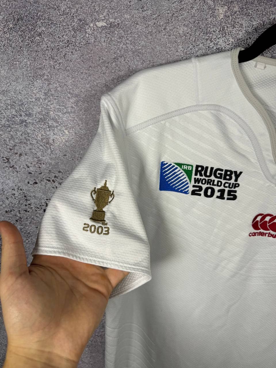 Canterbury of New Zealand England Rugby Union 2015 World Cup Canterbury Jersey Medium Size US M / EU 48-50 / 2 - 3 Thumbnail