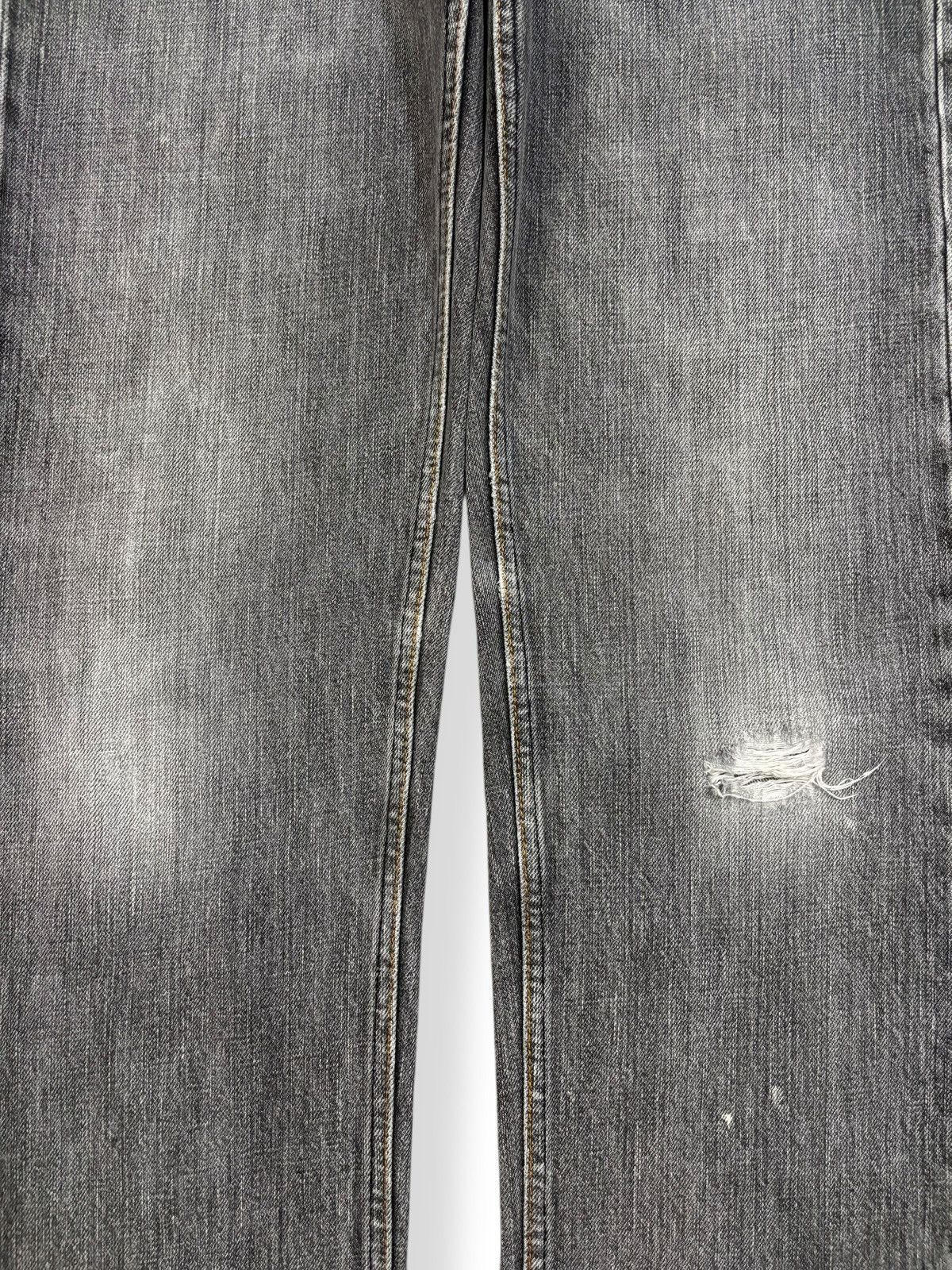Japanese Brand Vintage Japanese Brand Junmen Black Faded Distressed Jeans Size US 30 / EU 46 - 4 Thumbnail
