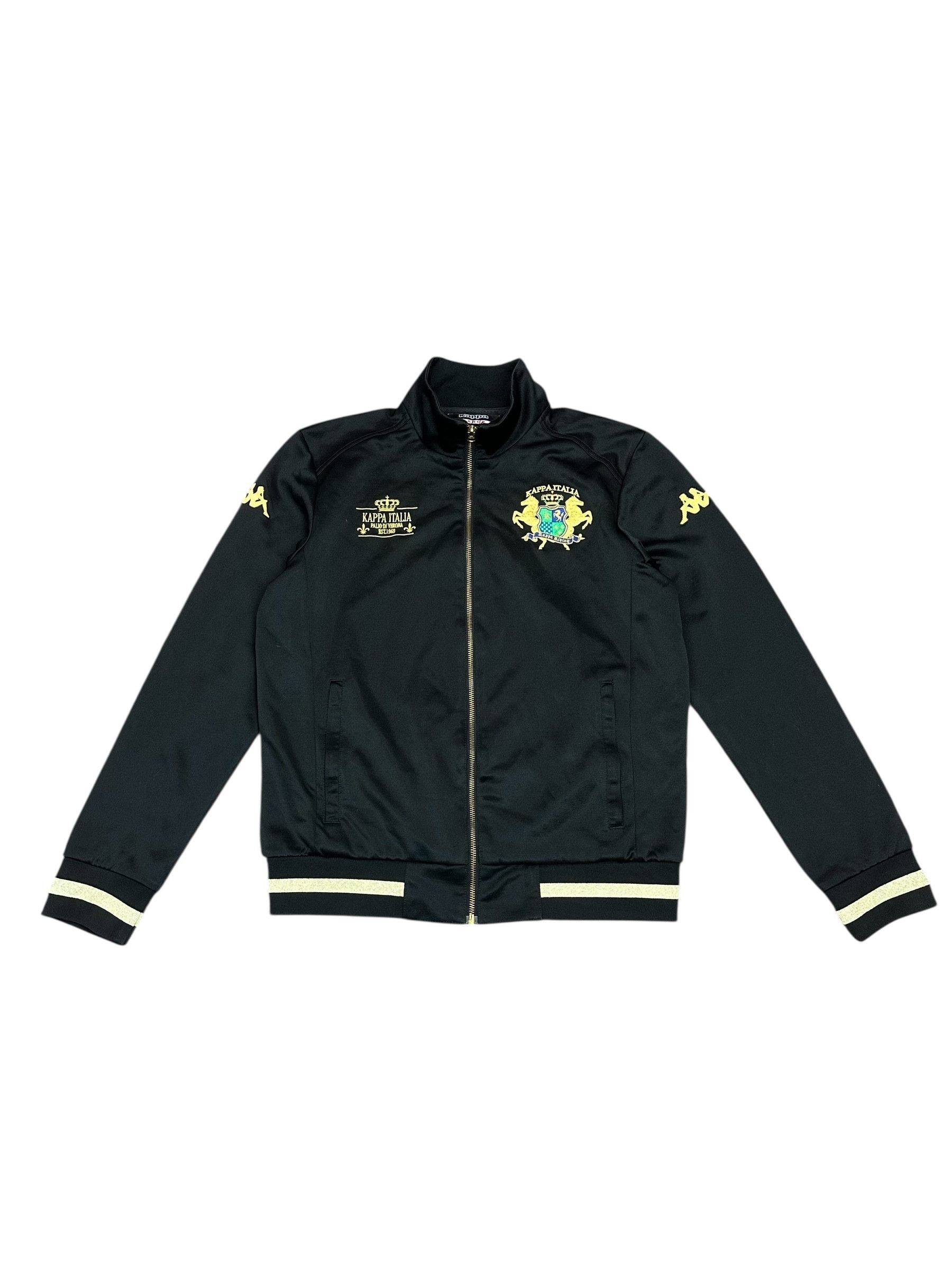 Kappa Kappa Italia black gold track top jacket Size L / US 10 / IT 46 - 1 Thumbnail