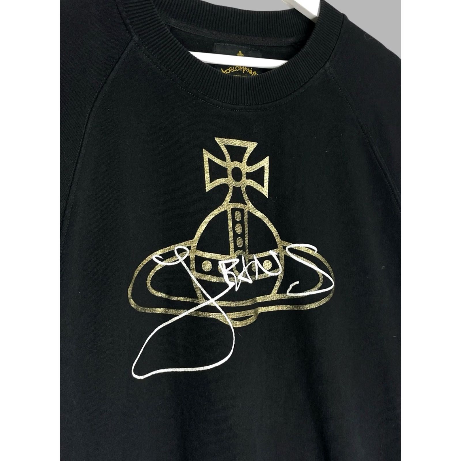 Vivienne Westwood Vivienne Westwood Anglomania Sweatshirt Men’s M Gold Foil Orbit Graphic Print Crew Neck Pullover Regular Size Size US M / EU 48-50 / 2 - 3 Thumbnail