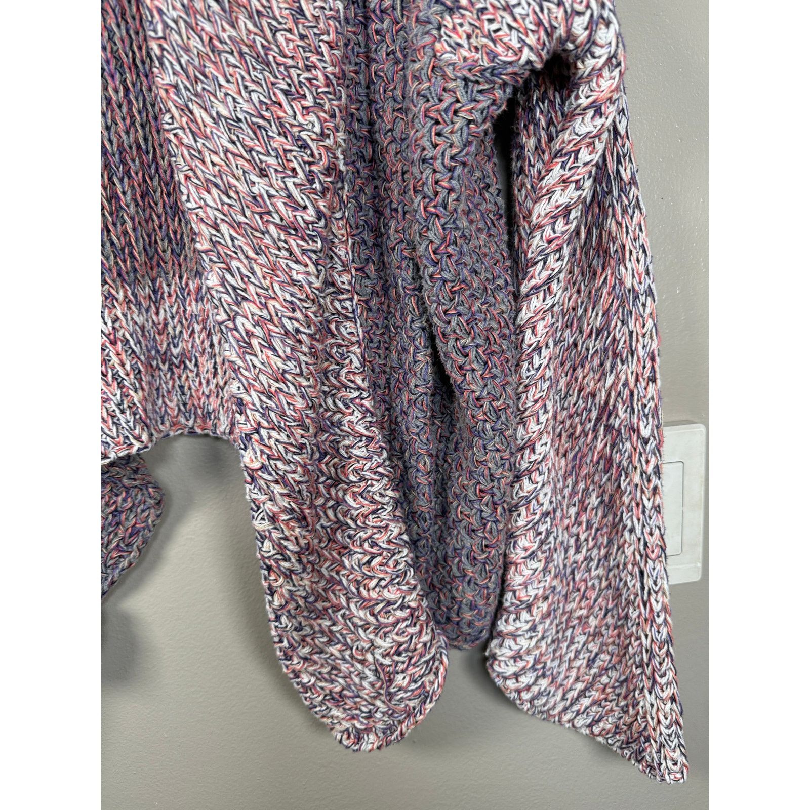 See by Chloe See by Chloe two tone melange crochet drape cardigan size 10 Size L / US 10 / IT 46 - 11 Thumbnail