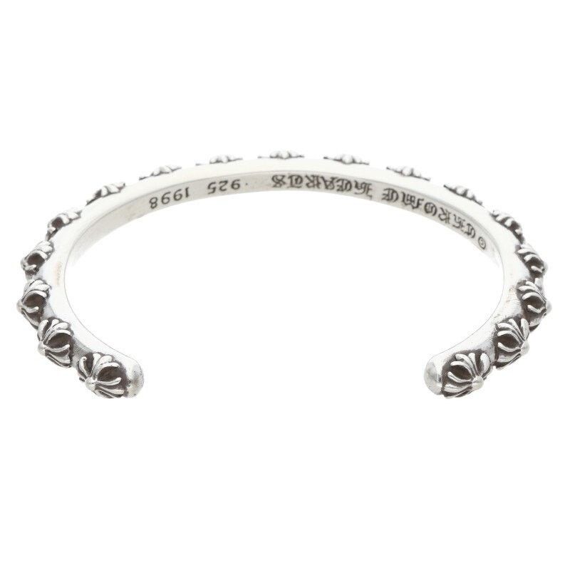 Chrome Hearts Chrome Hearts Silver Cross Bangle Size ONE SIZE - 2 Thumbnail