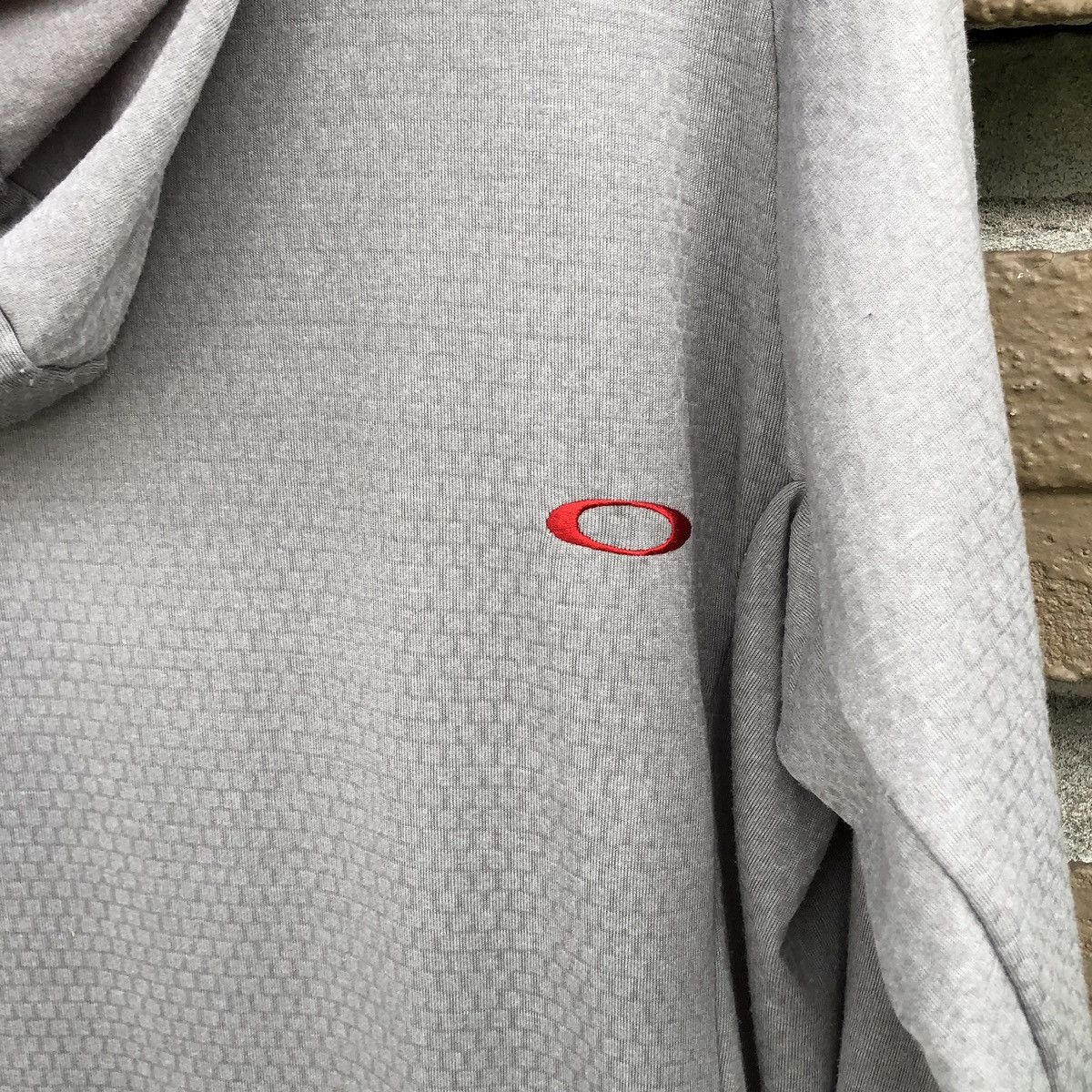 Oakley Oakley Men's Grey and Silver Full Zip Hoodie Size US XL / EU 56 / 4 - 9 Thumbnail