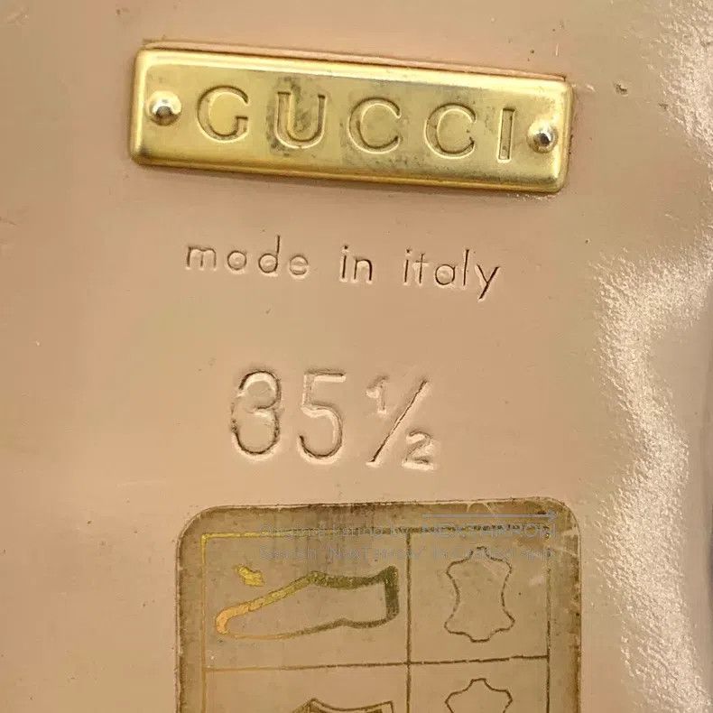 Gucci Gucci Beige bamboo joint buckle round toe casual single sh Size US 5 / IT 35 - 6 Thumbnail