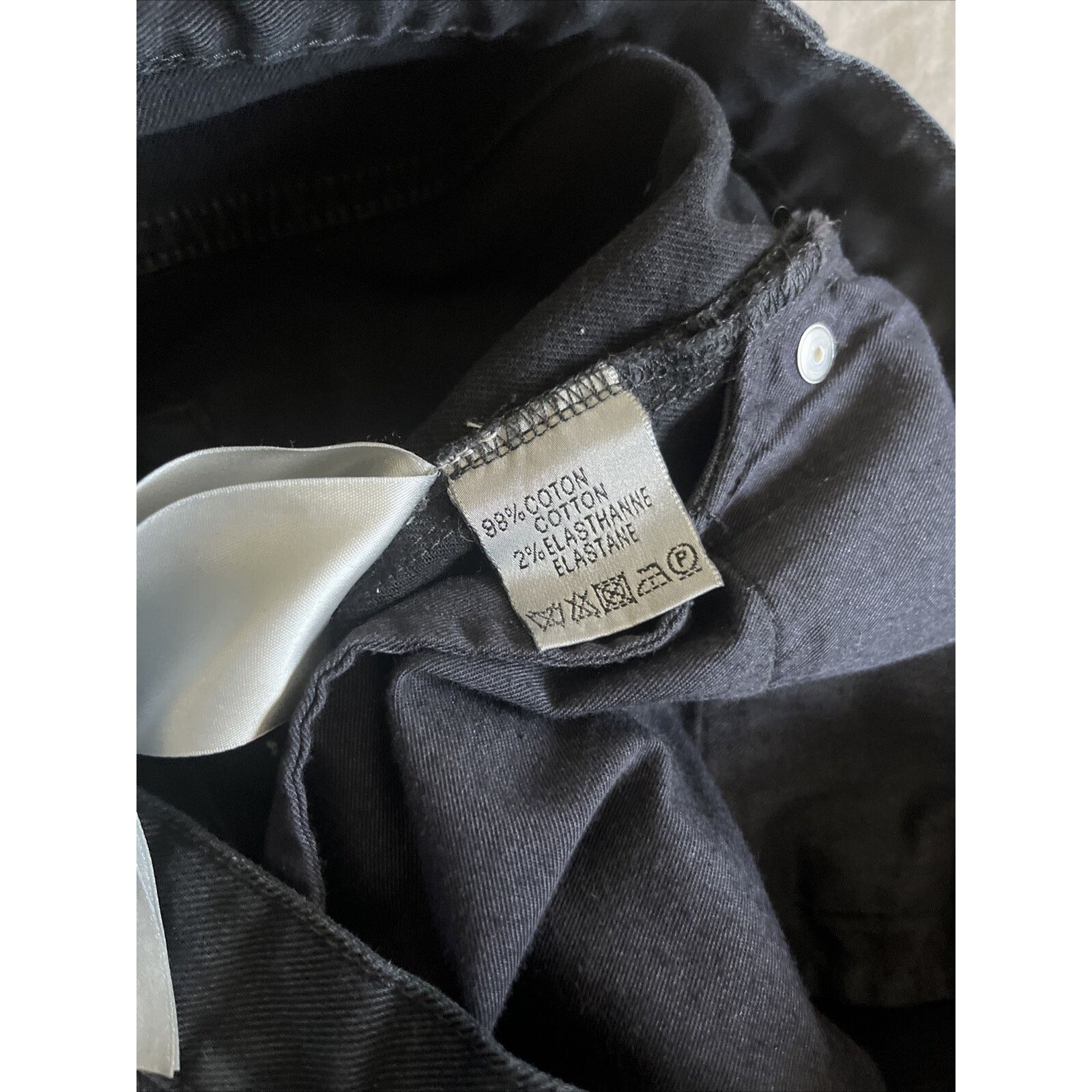 Dior Dior Black & Silver Distressed Jeans Size 31 Size US 31 - 16 Thumbnail