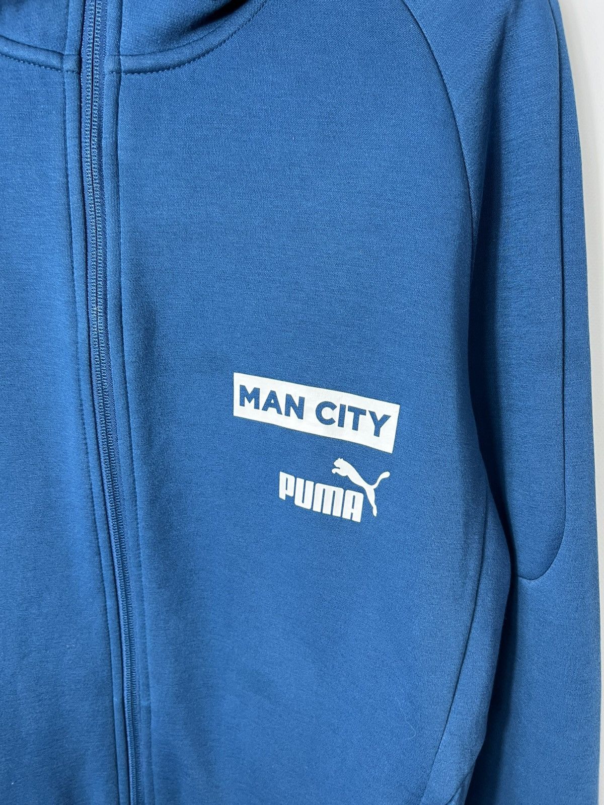 Puma Vintage soccer football Puma Manchester City Full Zip Hoodie Size US L / EU 52-54 / 3 - 2 Thumbnail