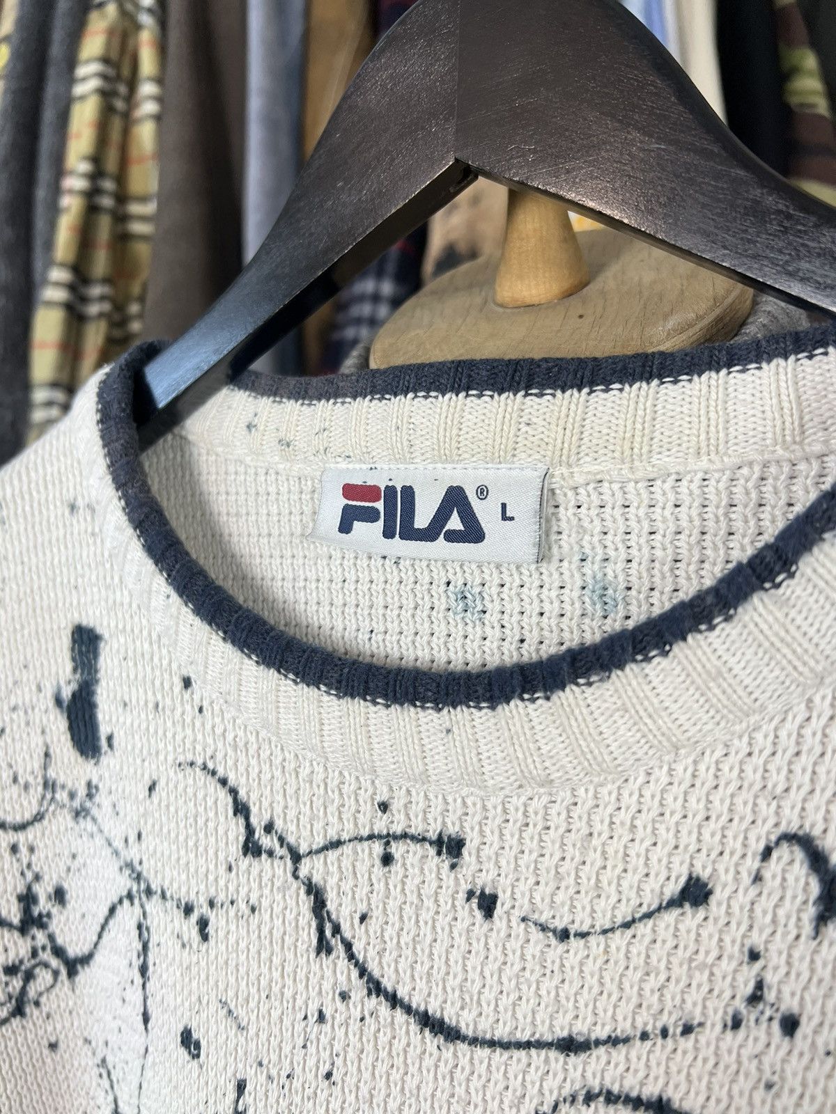 Fila Vintage Fila Custom Sweater Size M - L Size US L / EU 52-54 / 3 - 5 Thumbnail