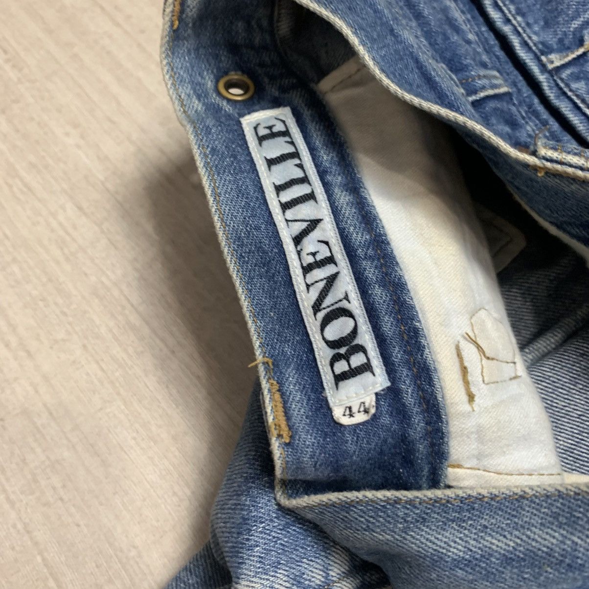Boneville vintage massimo osti cp company boneville denim leather jean Size US 28 / EU 44 - 7 Thumbnail