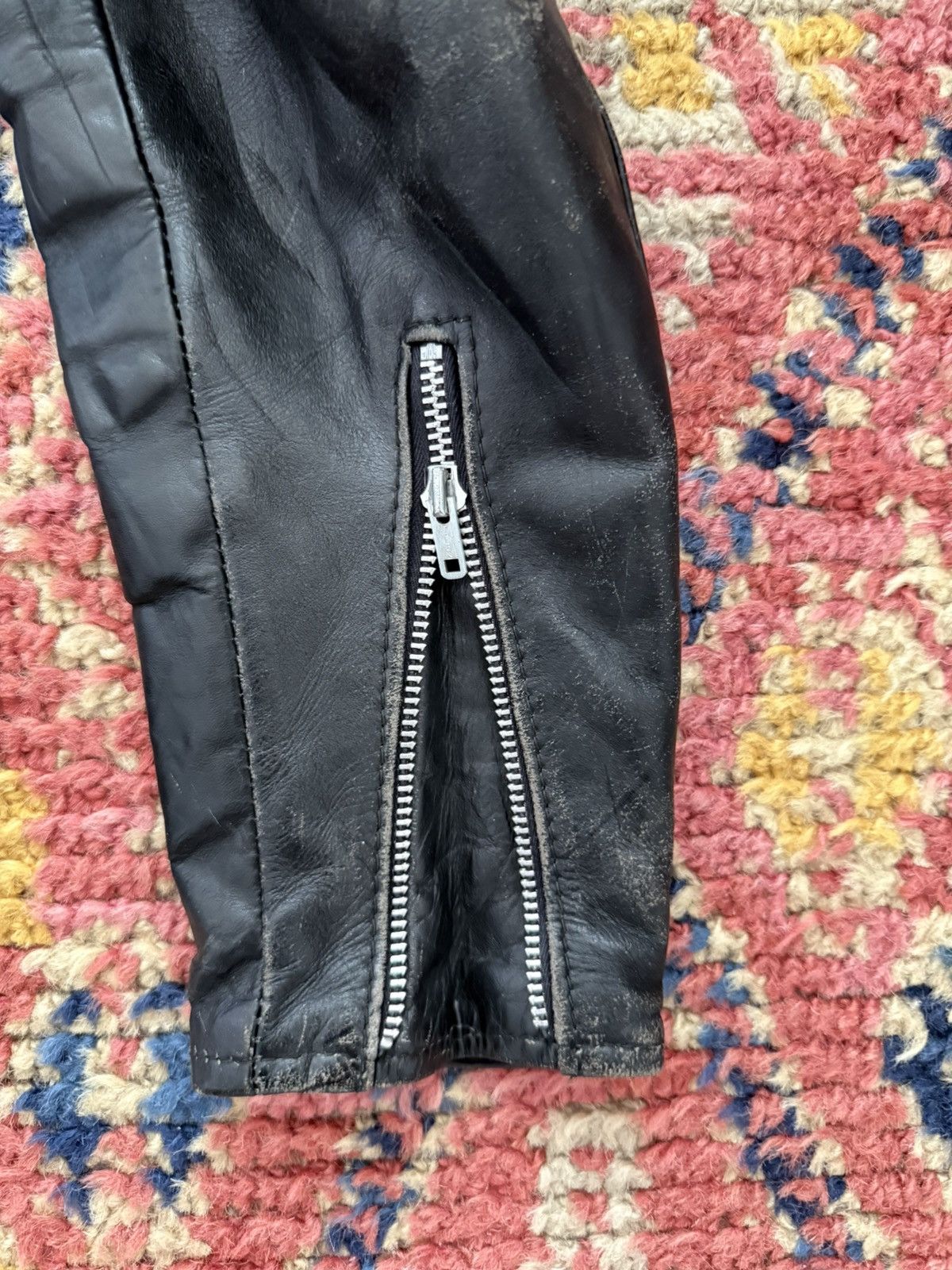 Brooks Vintage BROOKS Cafe Racer 60s Black Leather Jacket sz 40/M Size US M / EU 48-50 / 2 - 10 Thumbnail