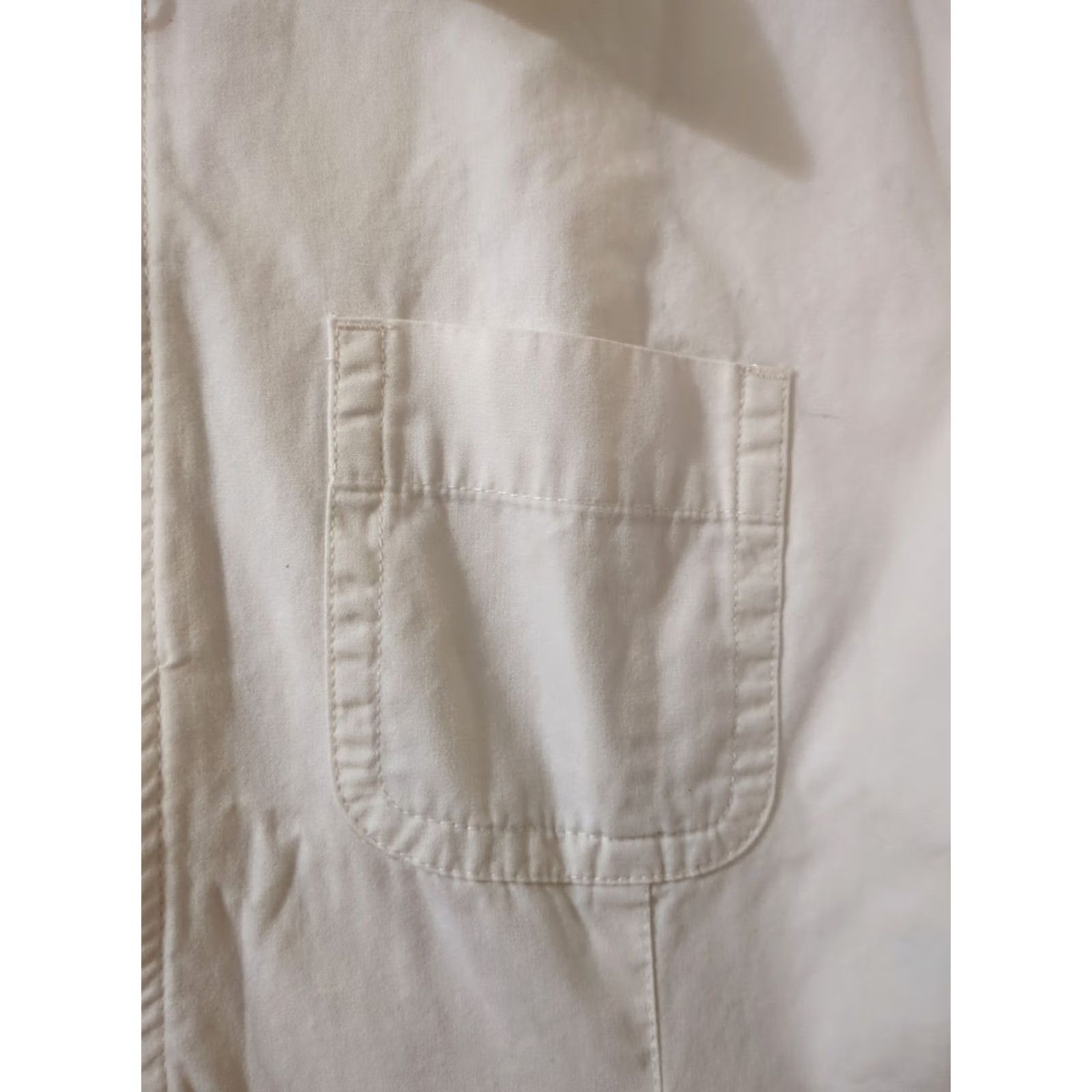 American Eagle Outfitters VINTAGE American Eagle Outfitters White Womens Jacket Zip 100% Cotton 2 Pocket M Size Medium Basic Jacket Womens Mens? Size M / US 6-8 / IT 42-44 - 3 Thumbnail